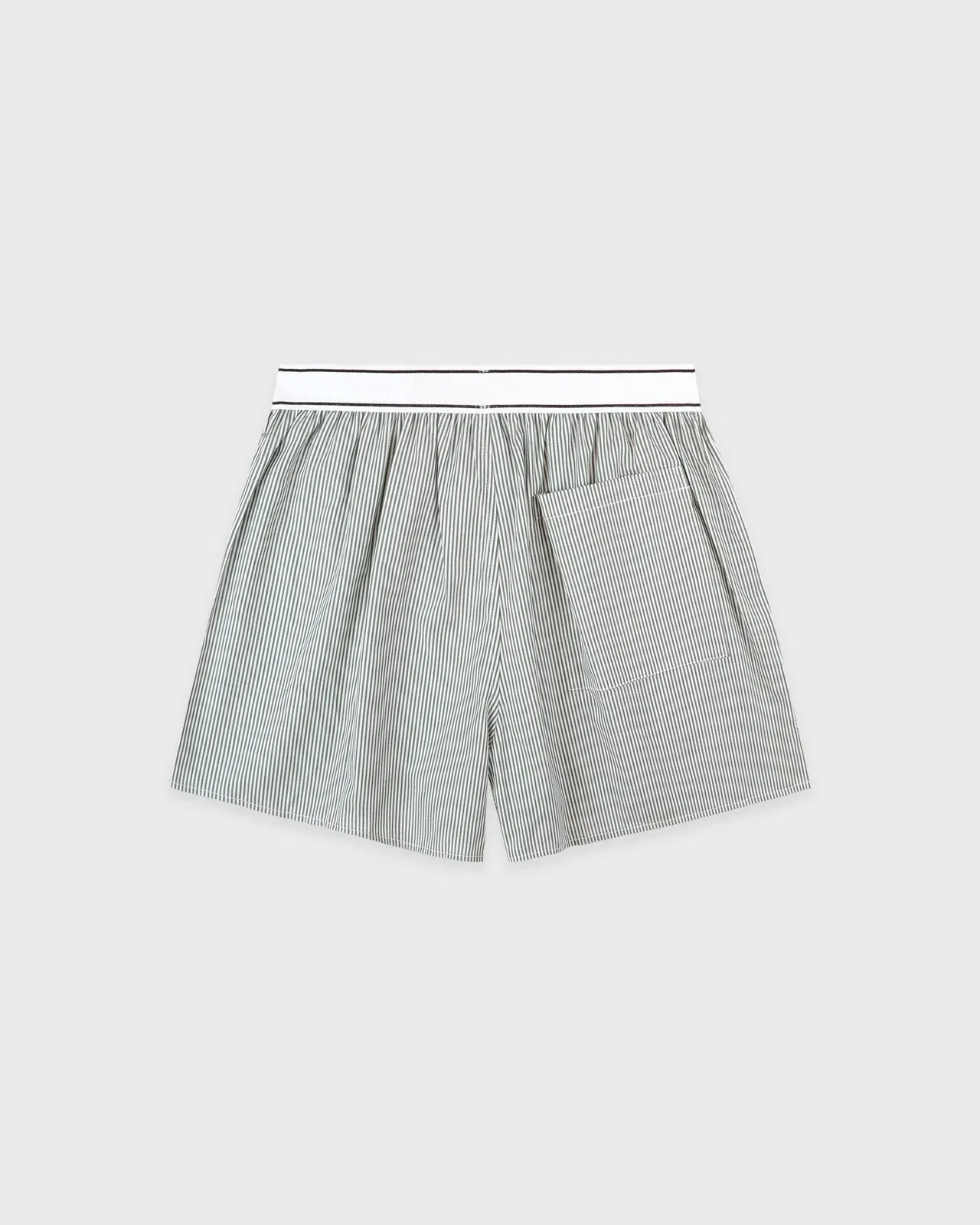 Serif Logo Boxer - Forest striped