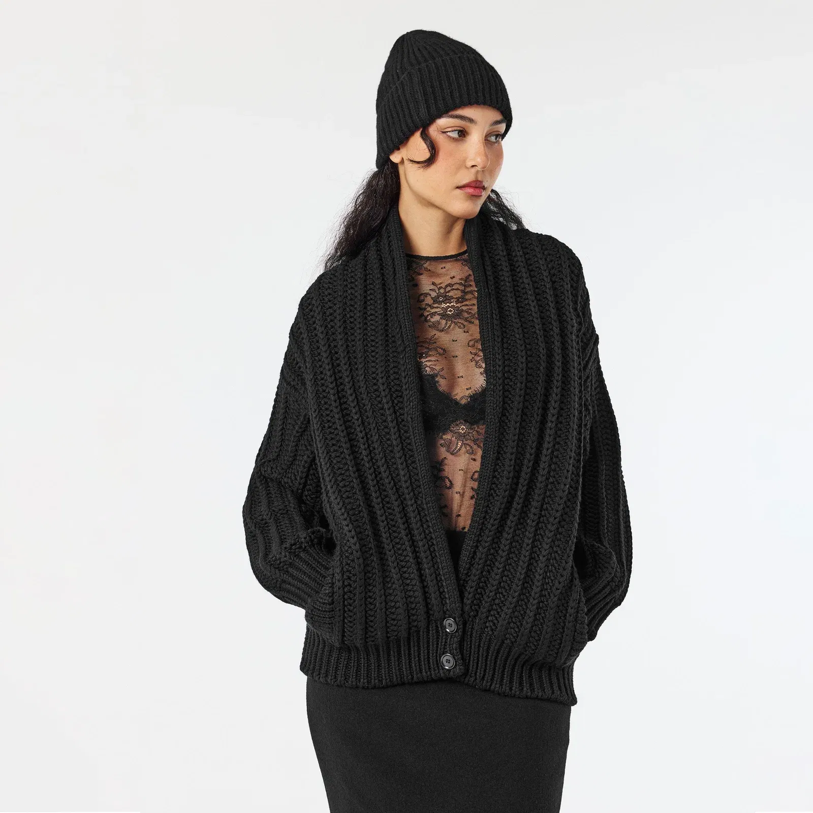 Button Knitwear Cardigan