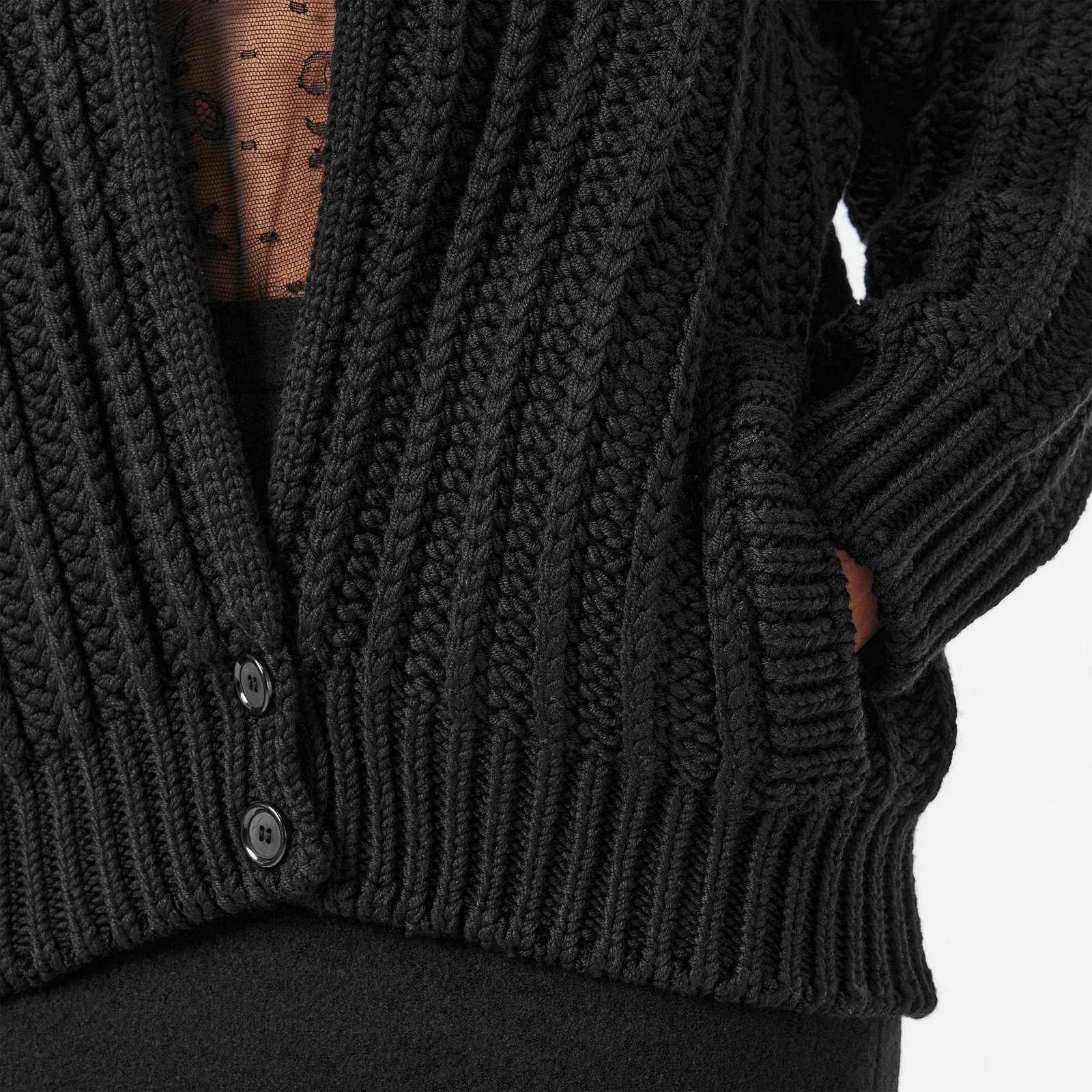 Button Knitwear Cardigan