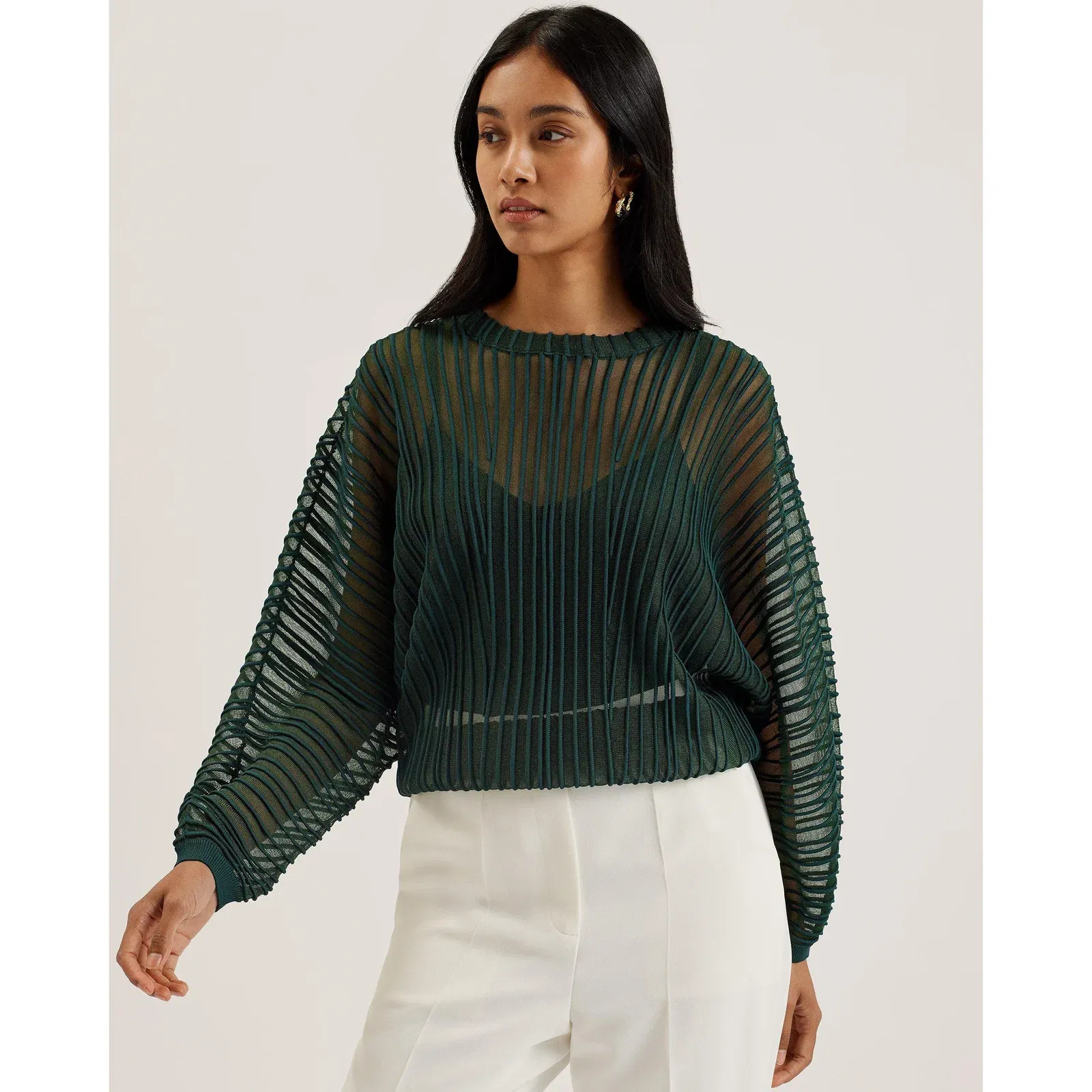 Striped Knitted Top