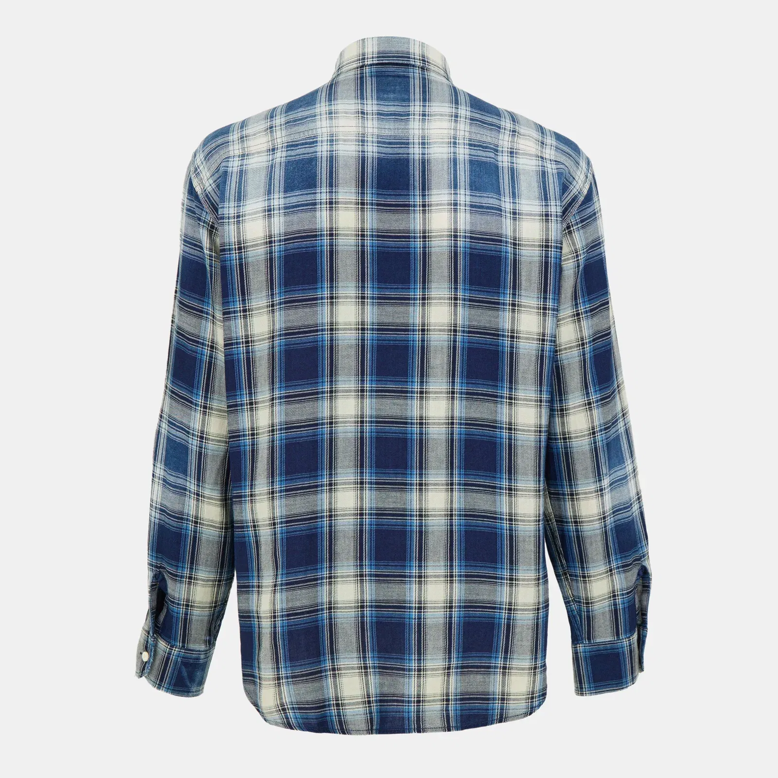 DSQ Vintage Long Sleeve Patterned Relaxed Fit Shirt