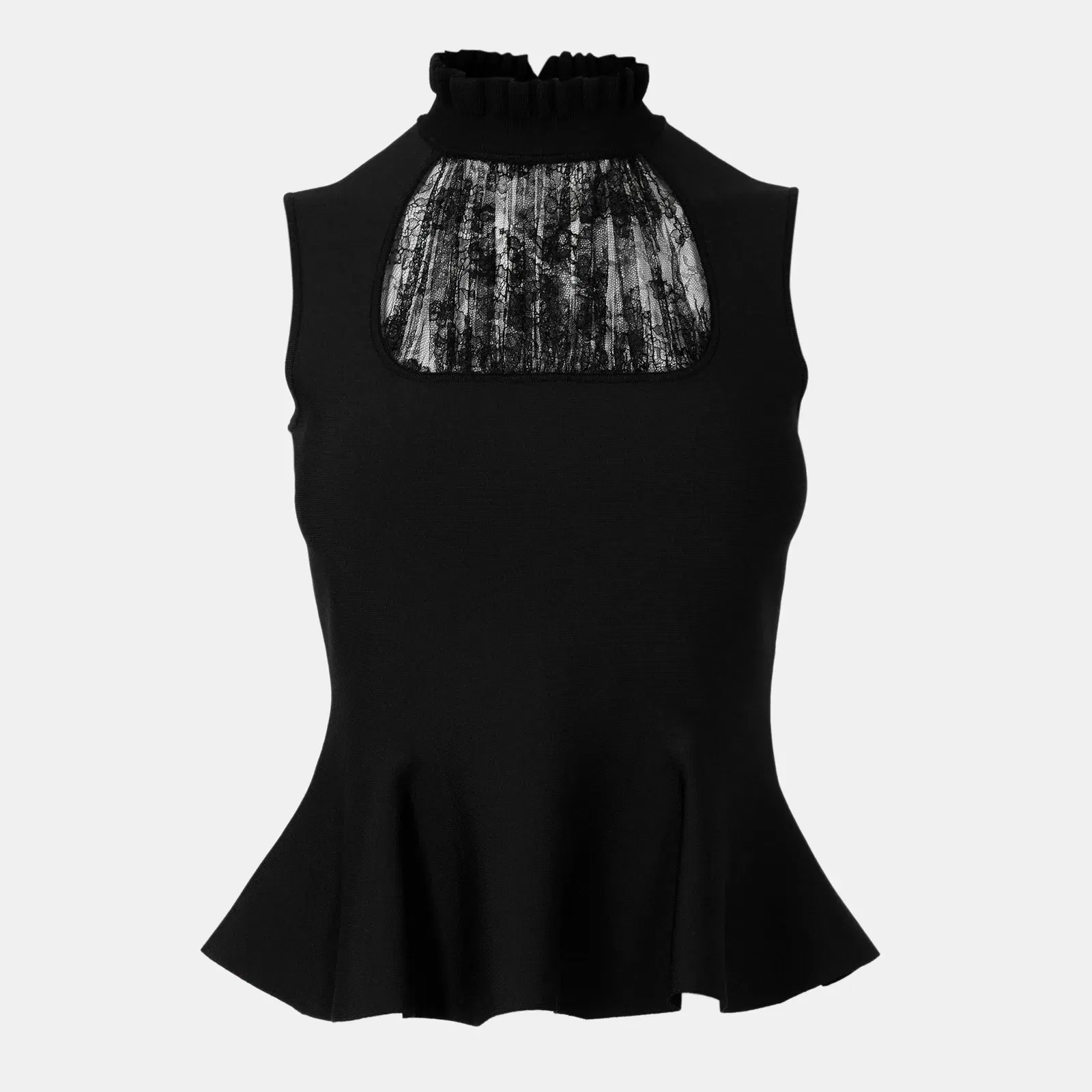 Alex Structured Tailored Peplum Top