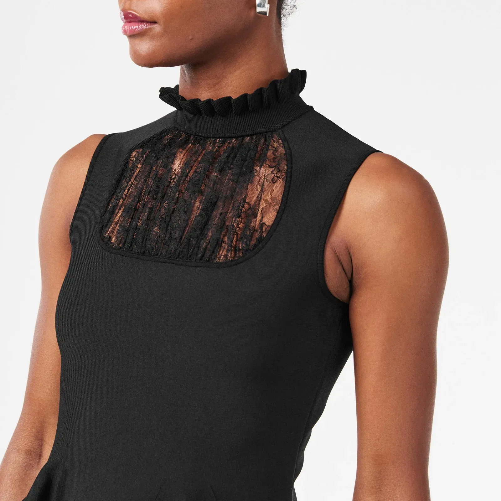 Alex Structured Tailored Peplum Top