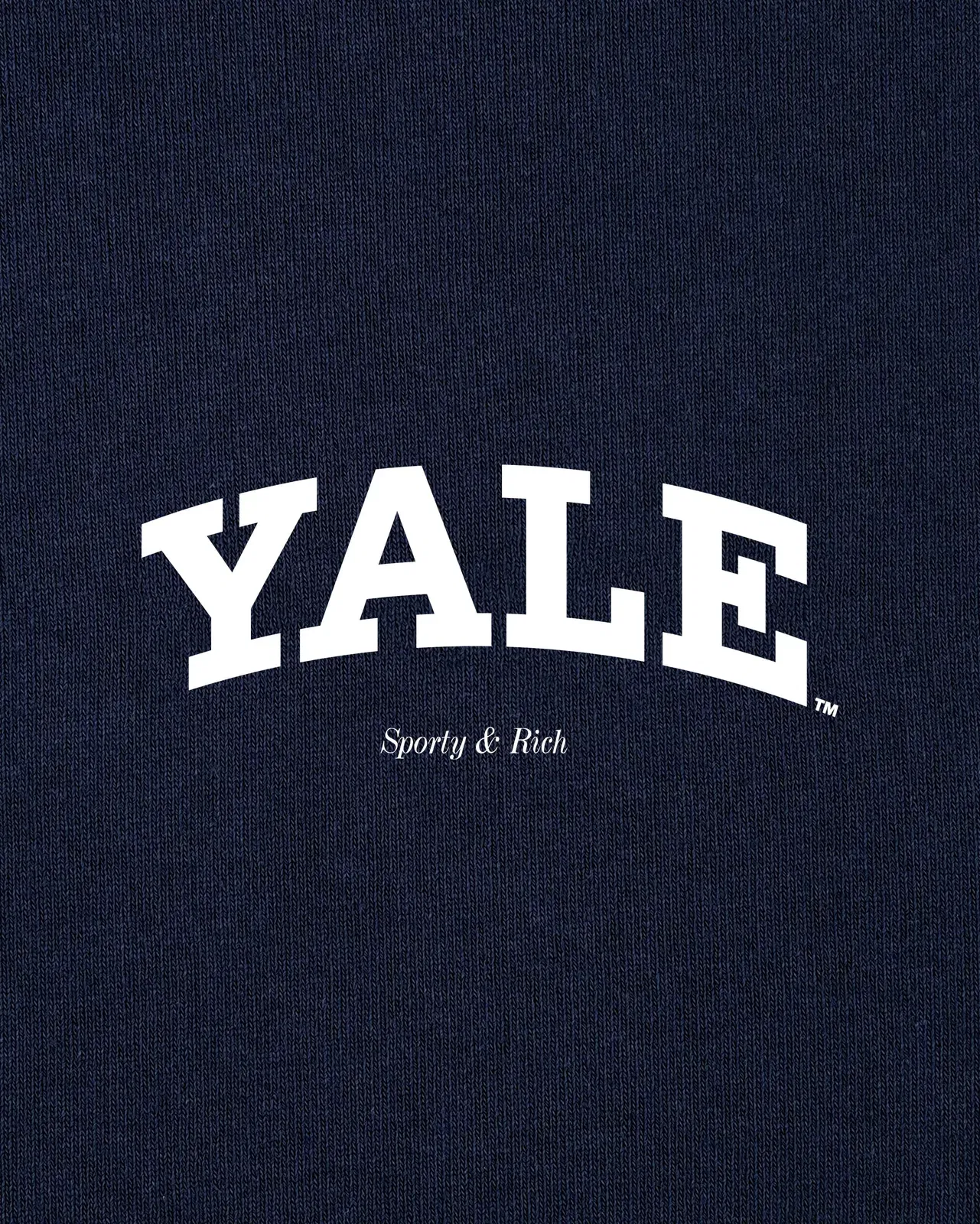 Yale Classic T-shirt - Navy/White