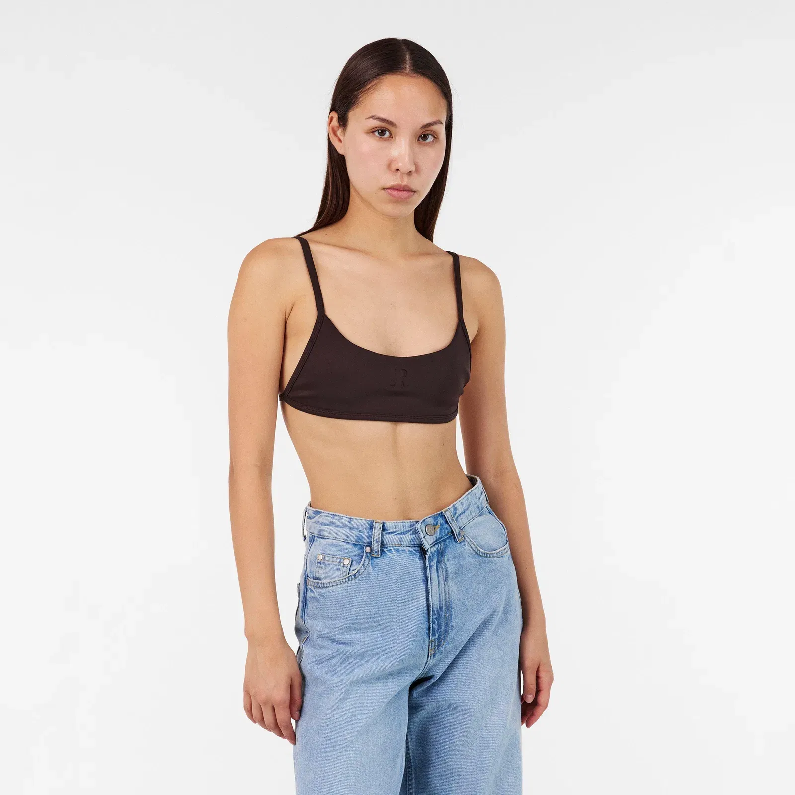 Compression Moisture Wicking Strappy Crop Top