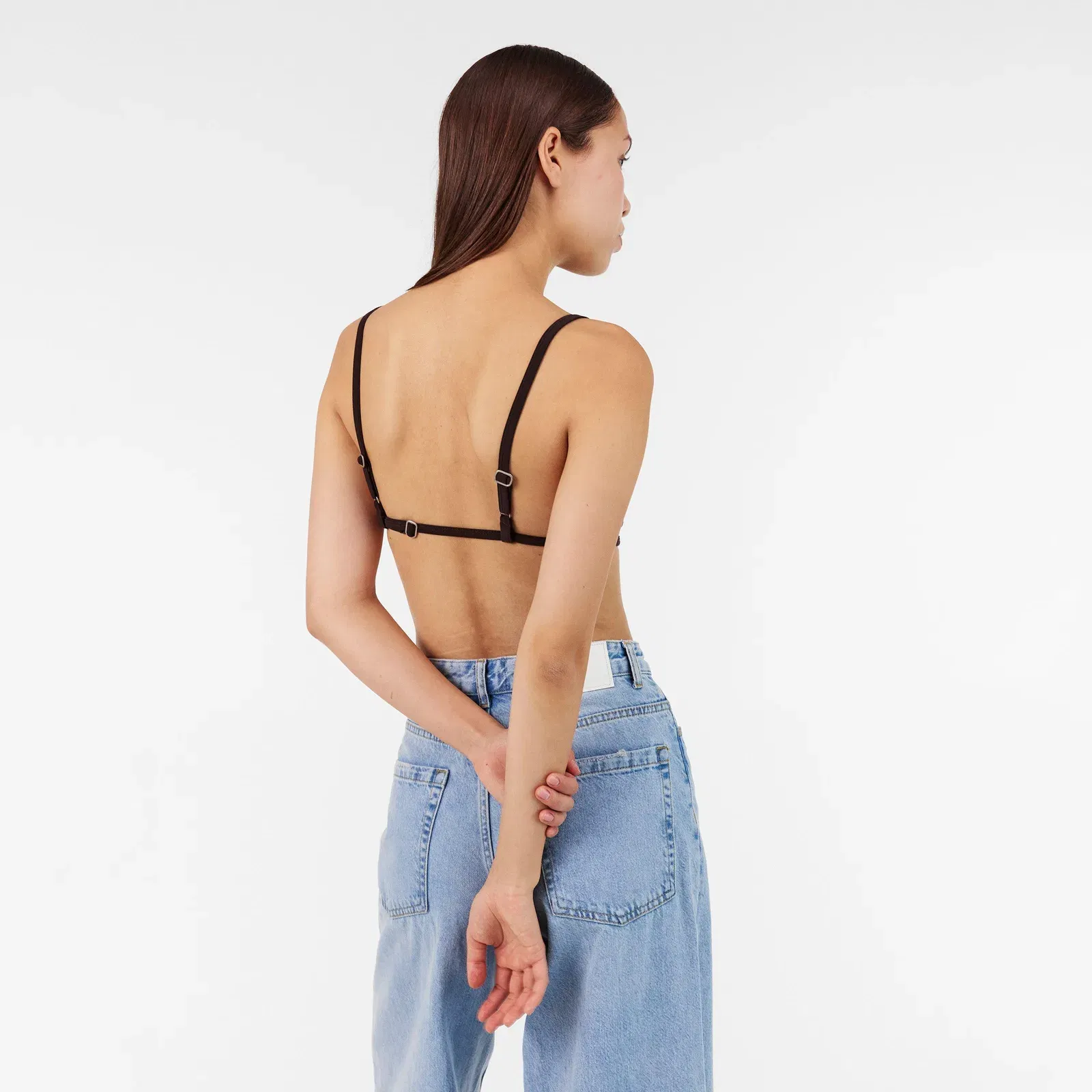 Compression Moisture Wicking Strappy Crop Top