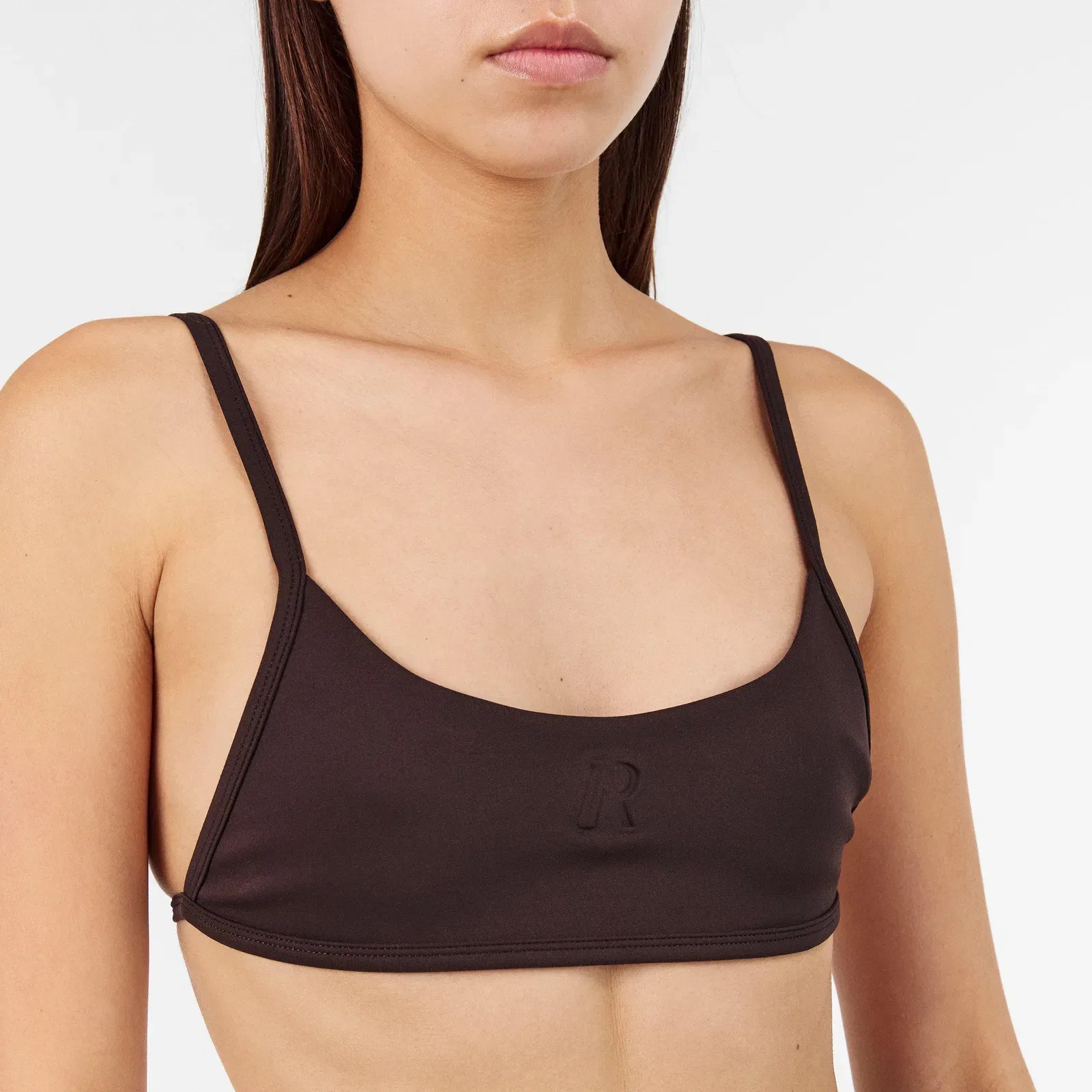 Compression Moisture Wicking Strappy Crop Top