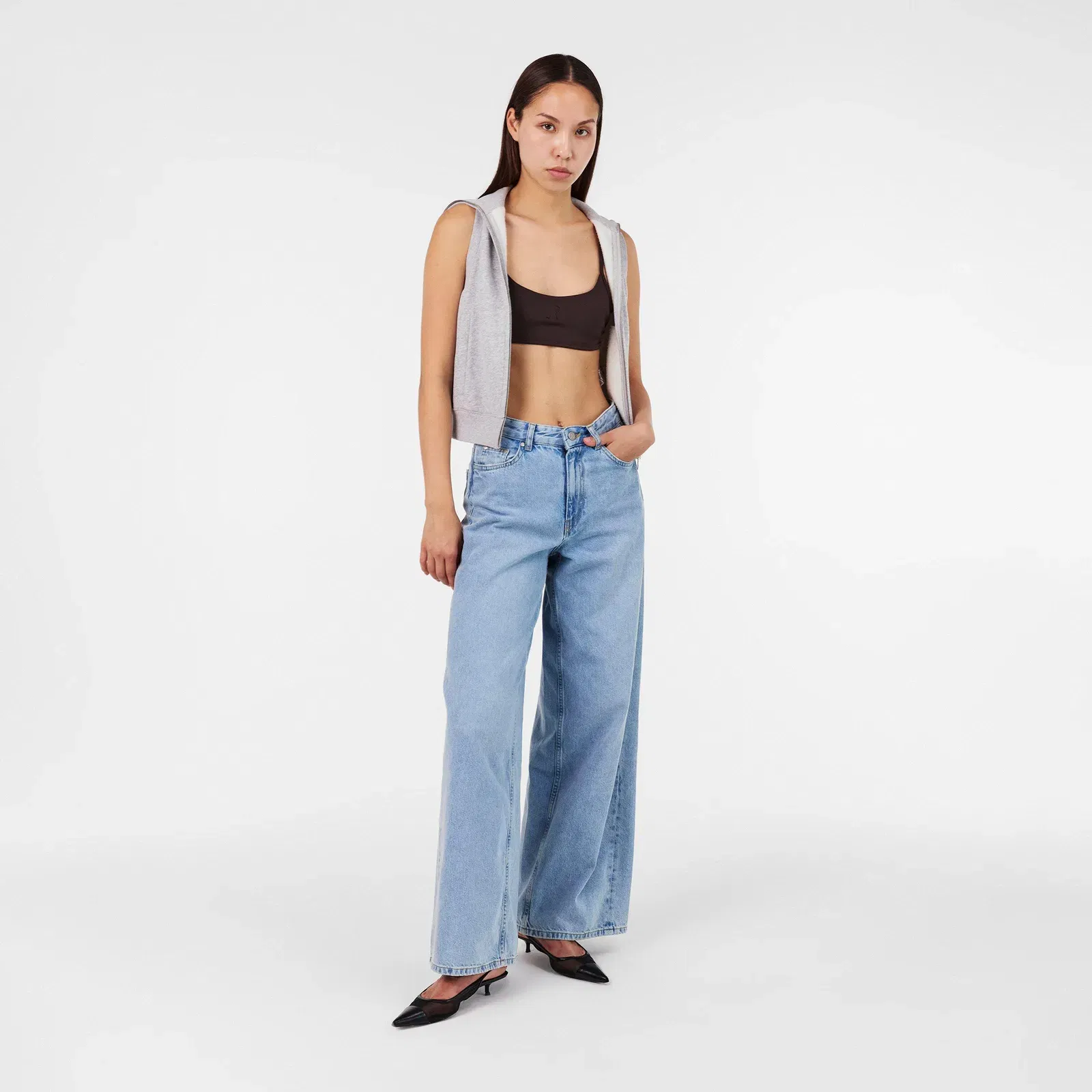 Compression Moisture Wicking Strappy Crop Top