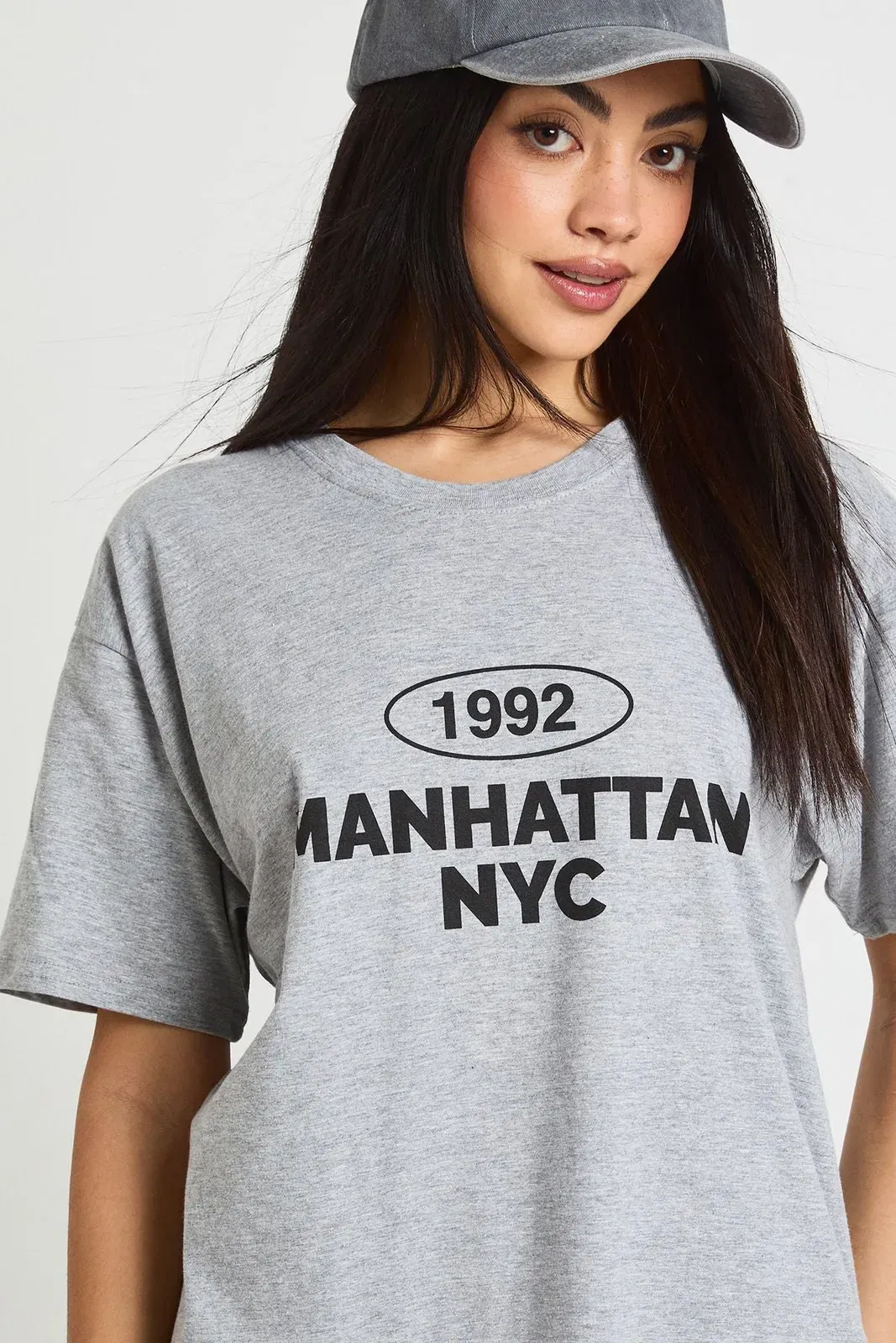 Manhattan Graphic Oversized T-Shirt