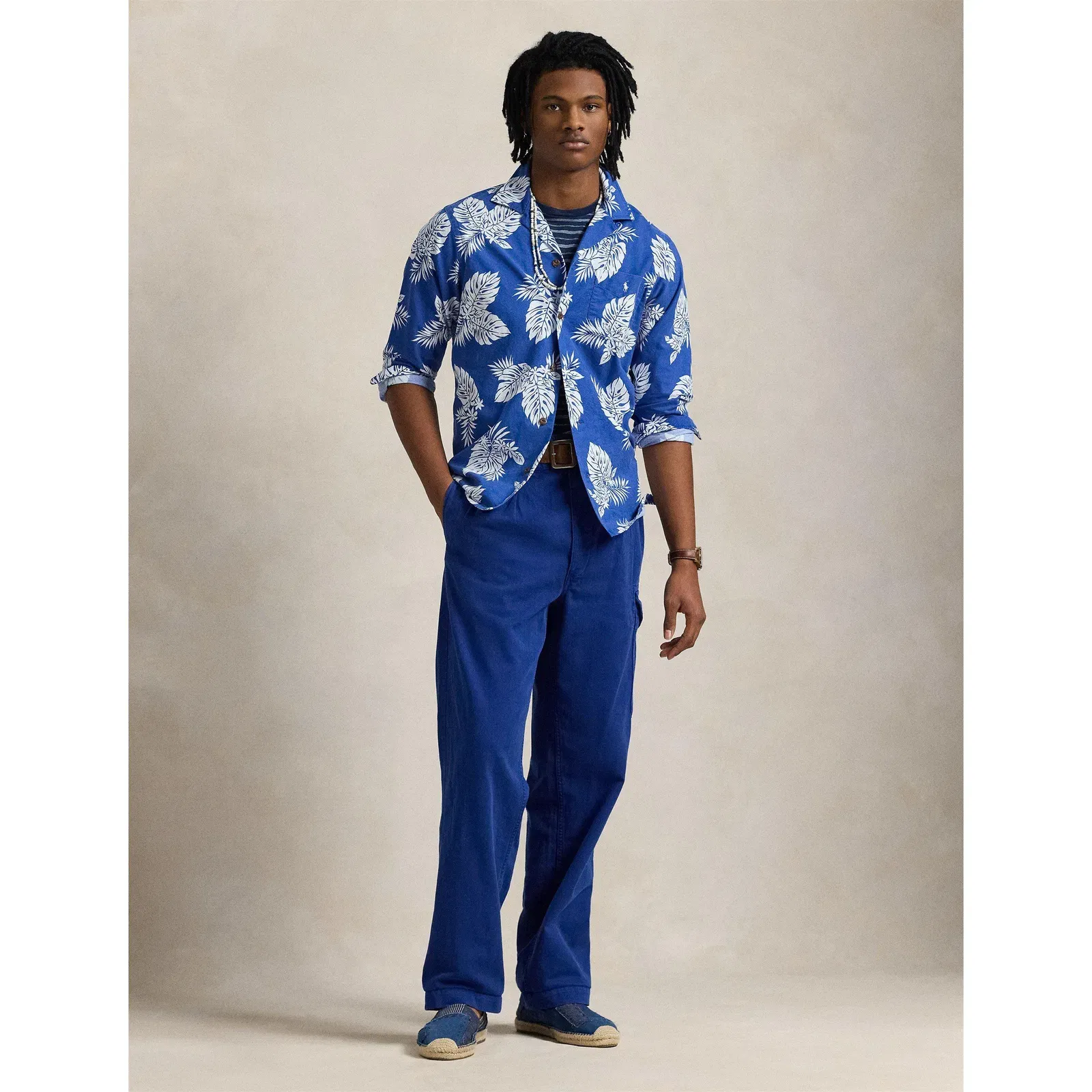 Classic Fit Monstera Oxford Shirt