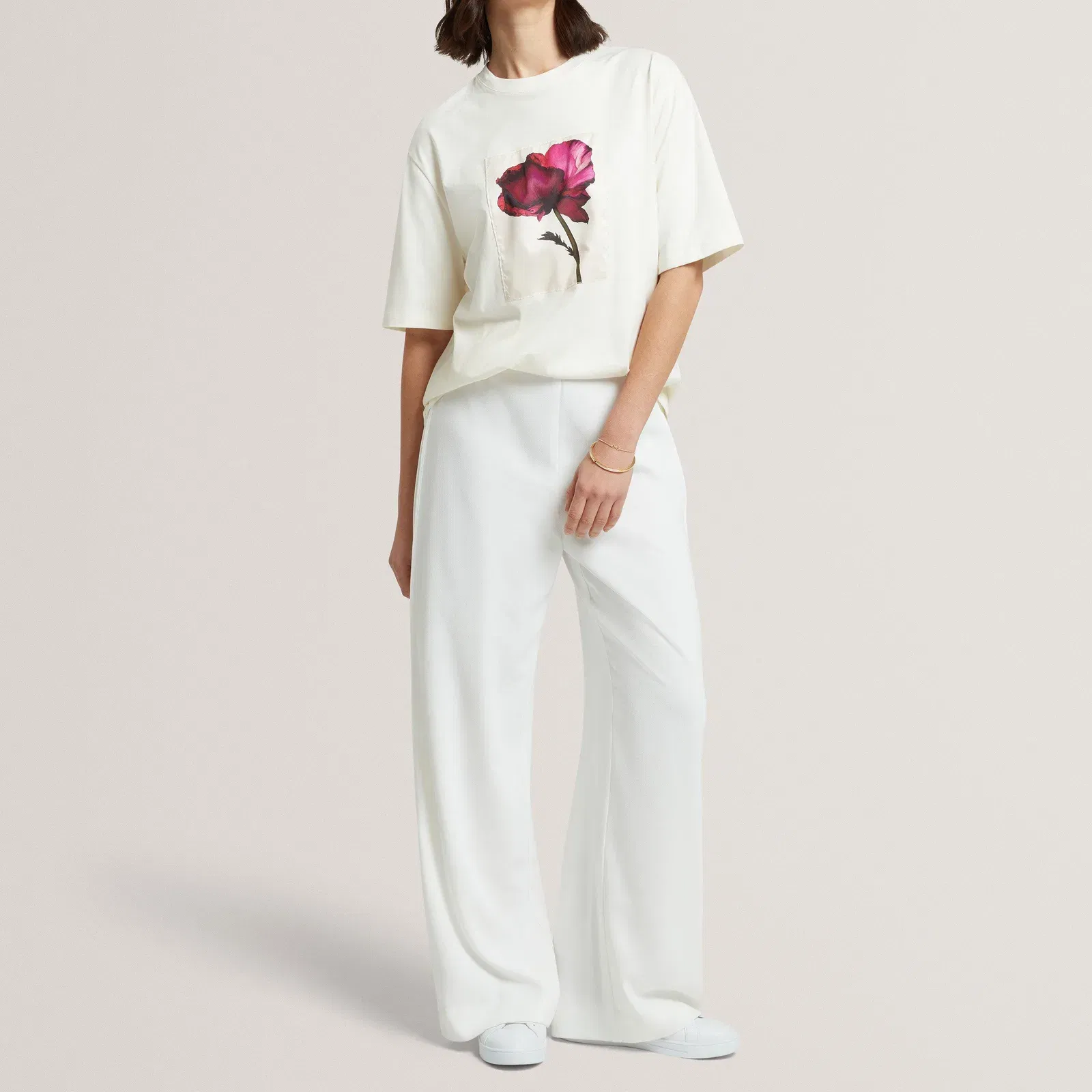 Ted Baker Floral Graphic Soft Touch Fitted T-Shirt