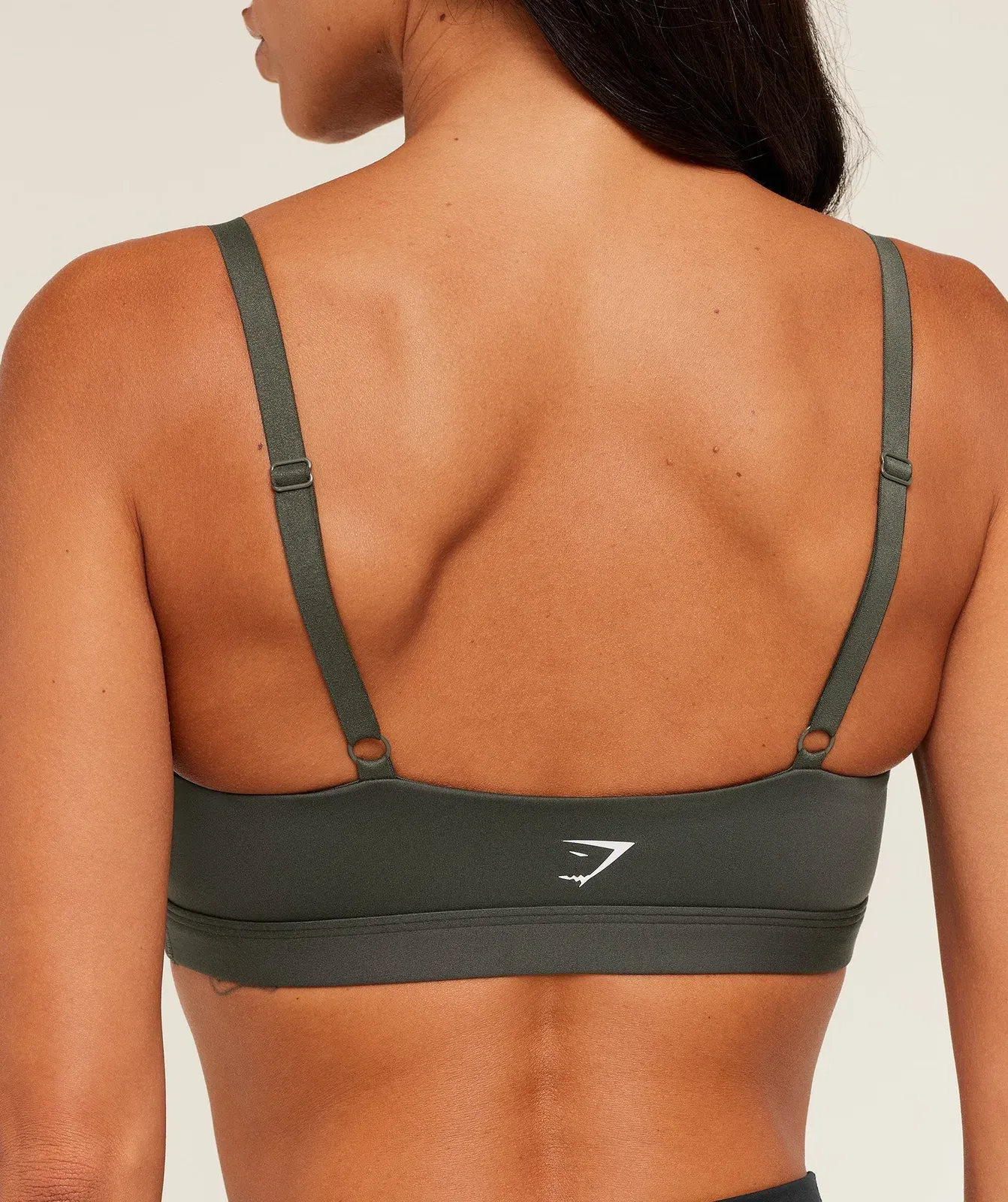 Gymshark Balcony Peekaboo Sports Bra - GS Strength Green