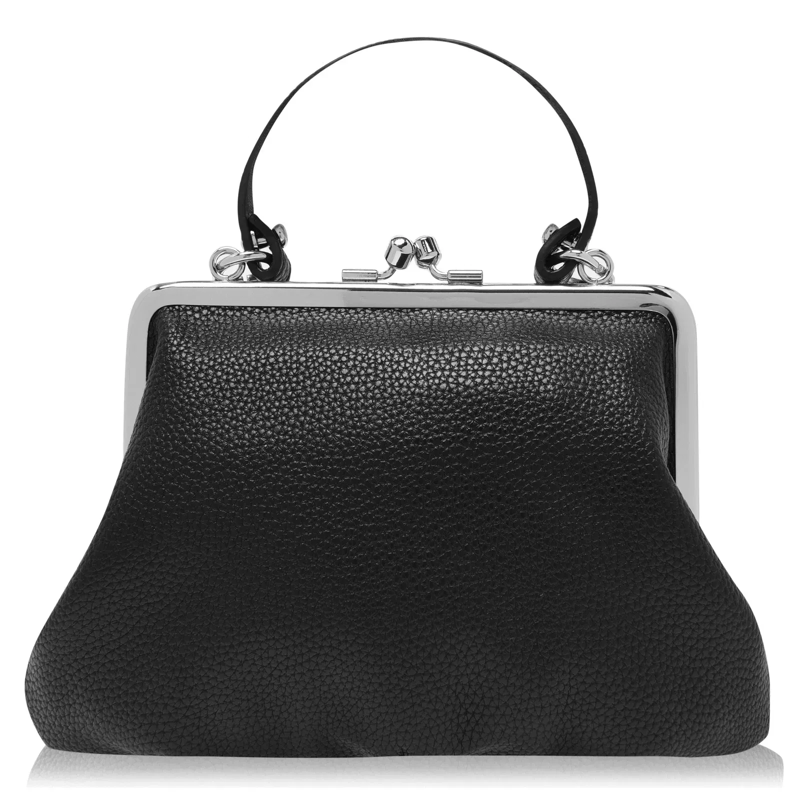 Textured Johanna Frame Purse
