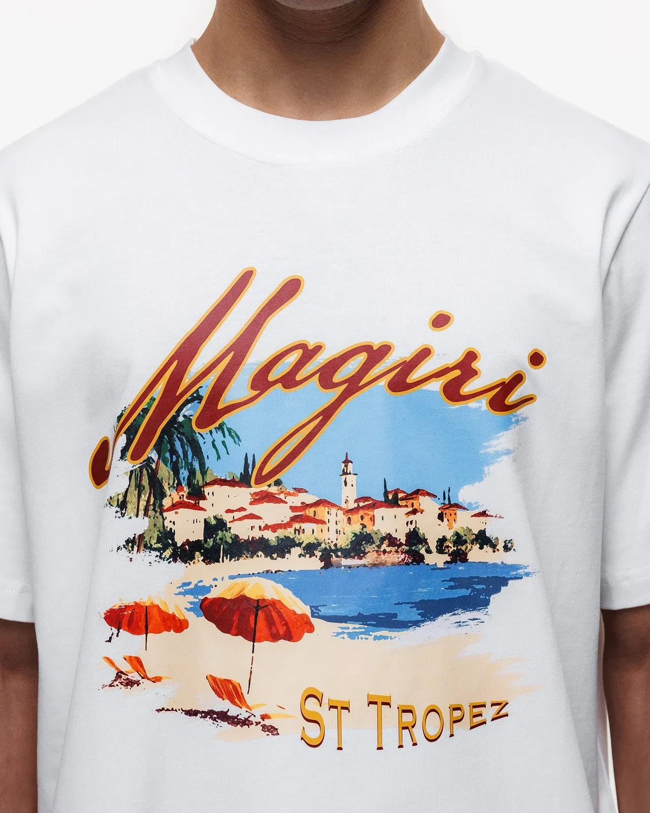 Magiri St. Tropez Printed T-Shirt in White