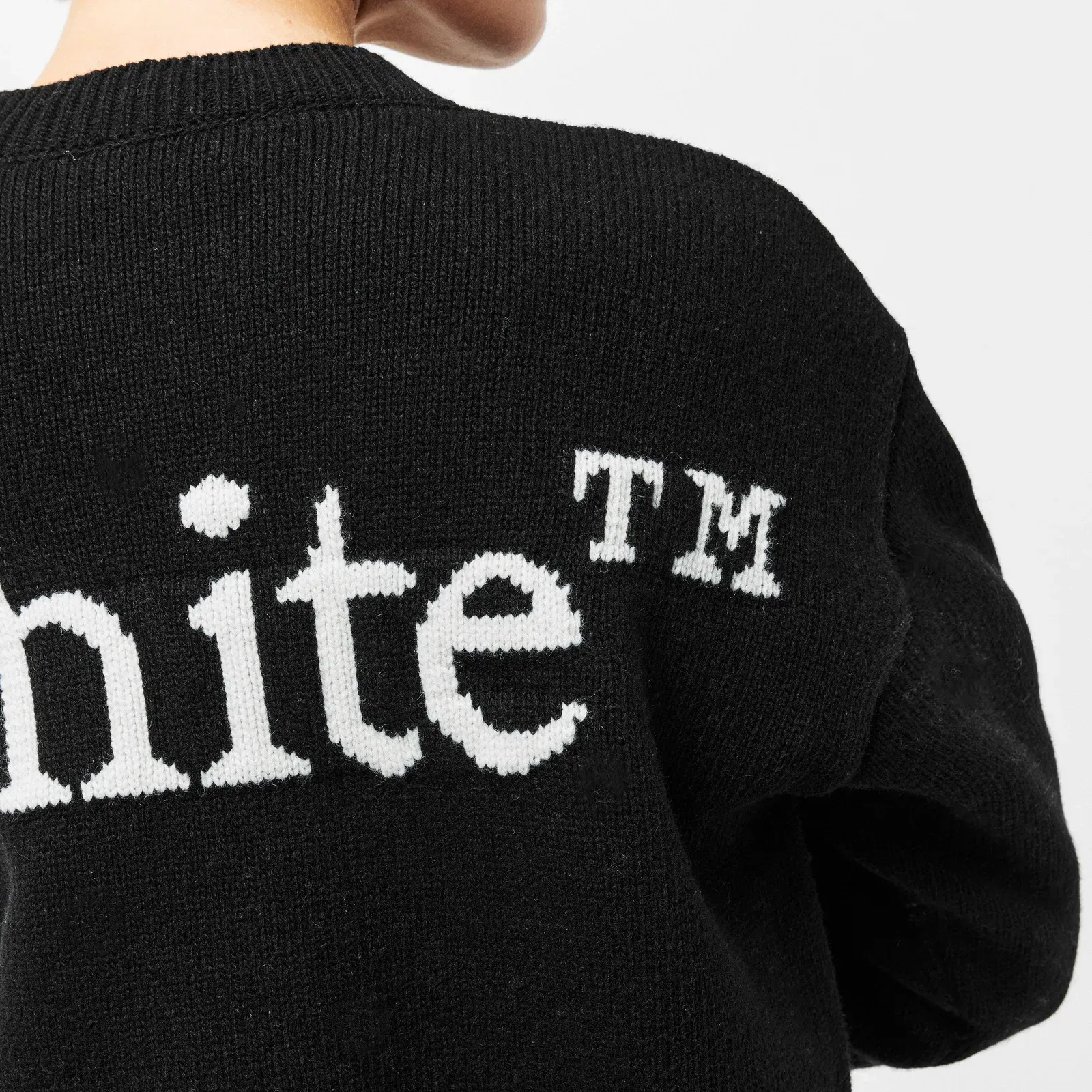 Logo Relaxed Fit Crew Neck Jumper