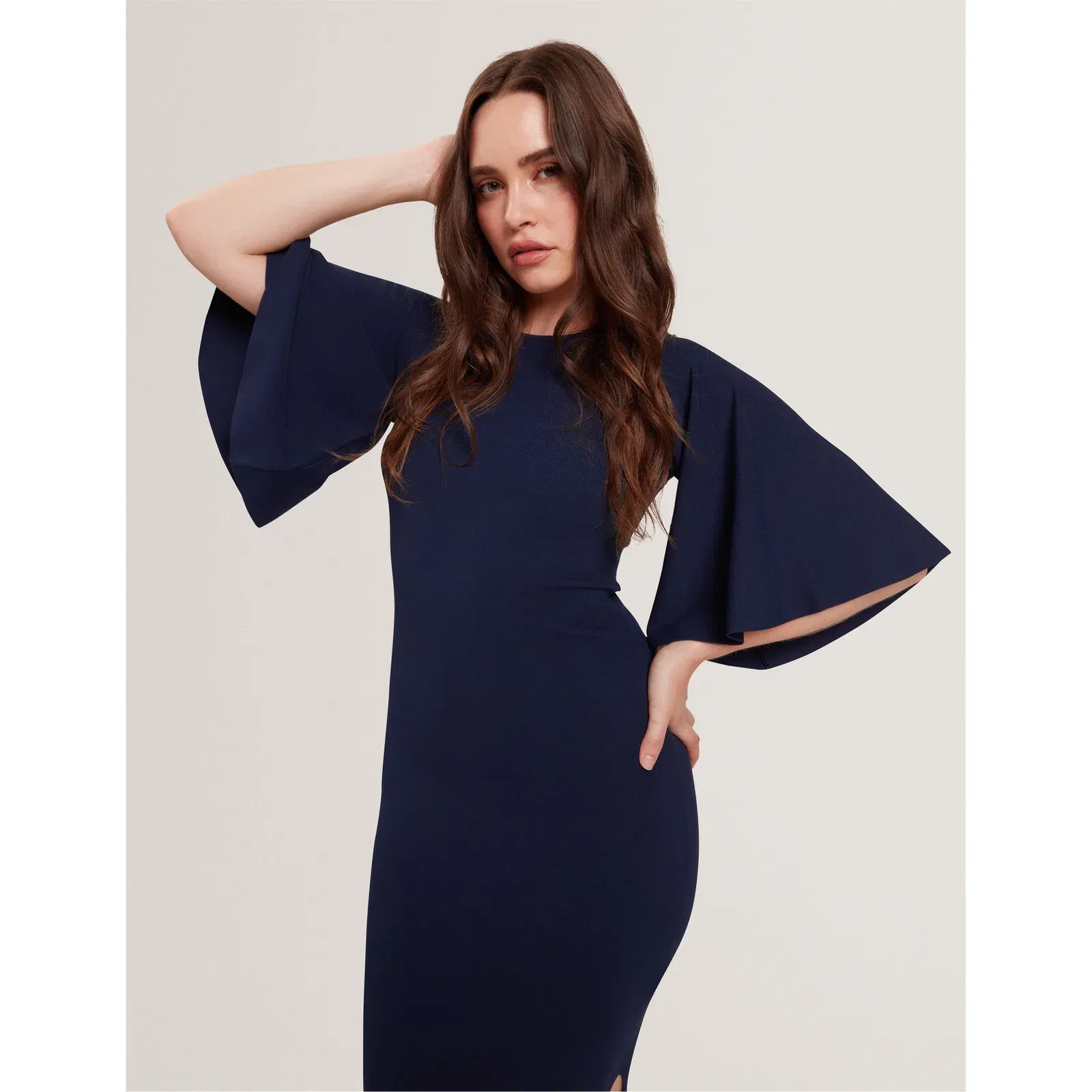 Flute Midaxi Dress