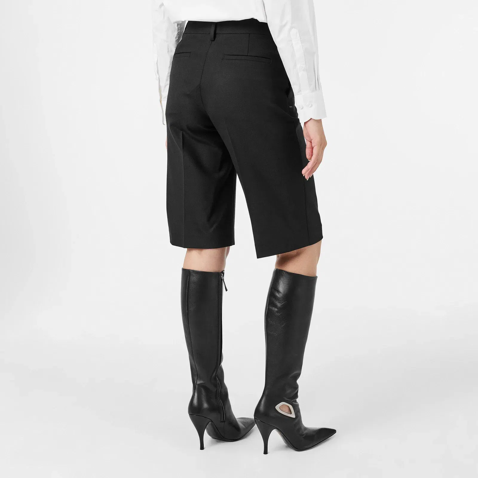 Textured Relaxed Fit Knitted Trousers