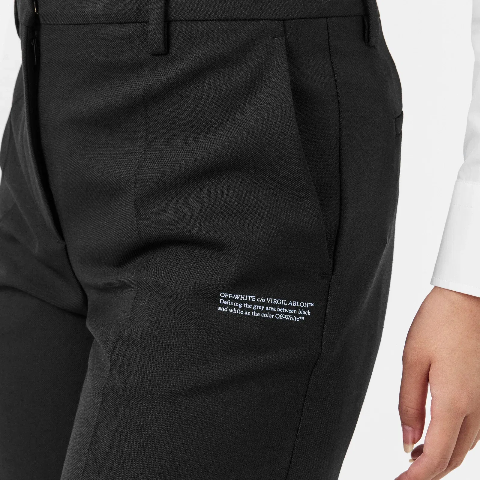 Textured Relaxed Fit Knitted Trousers