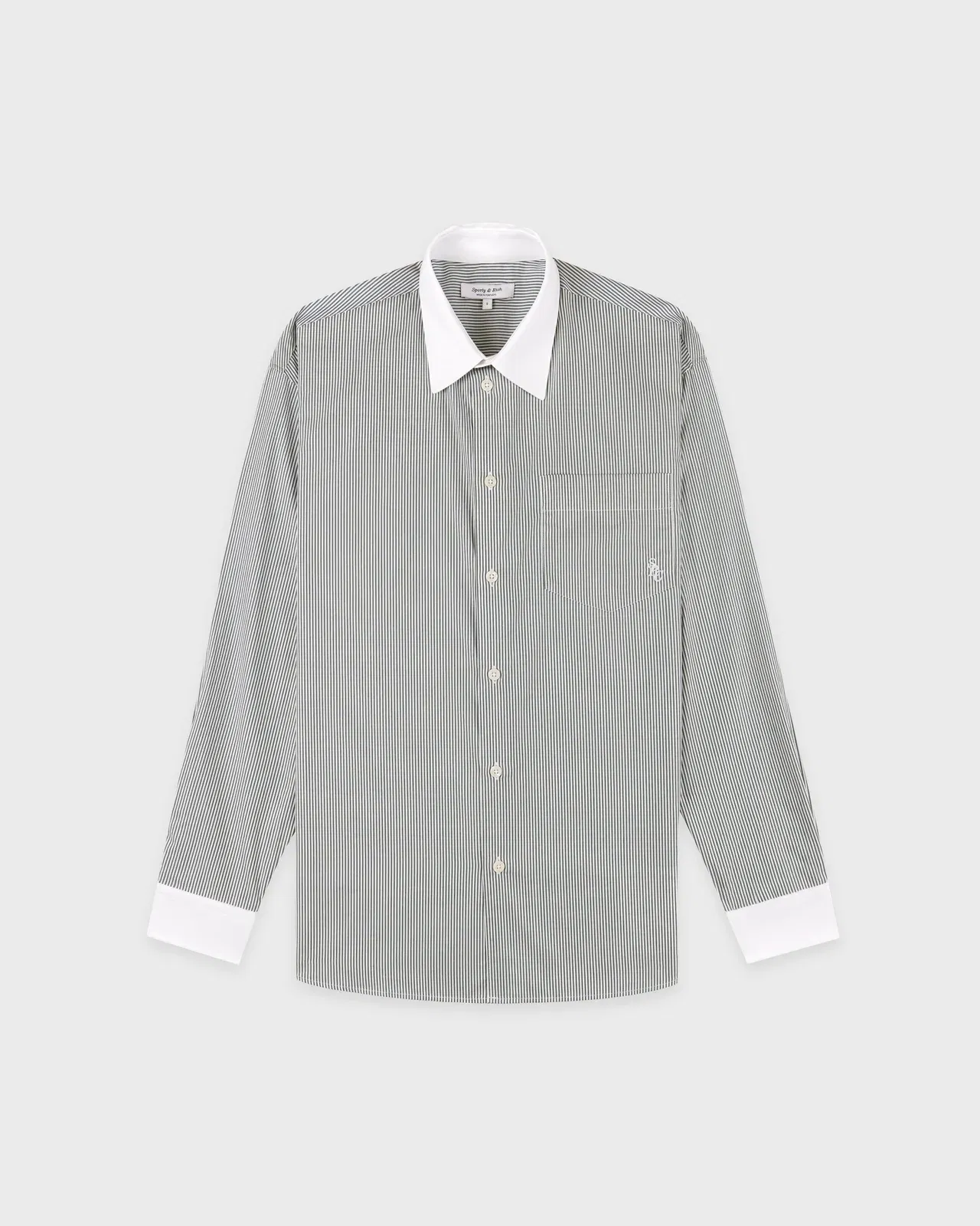 SRC Oversized Shirt - Forest striped