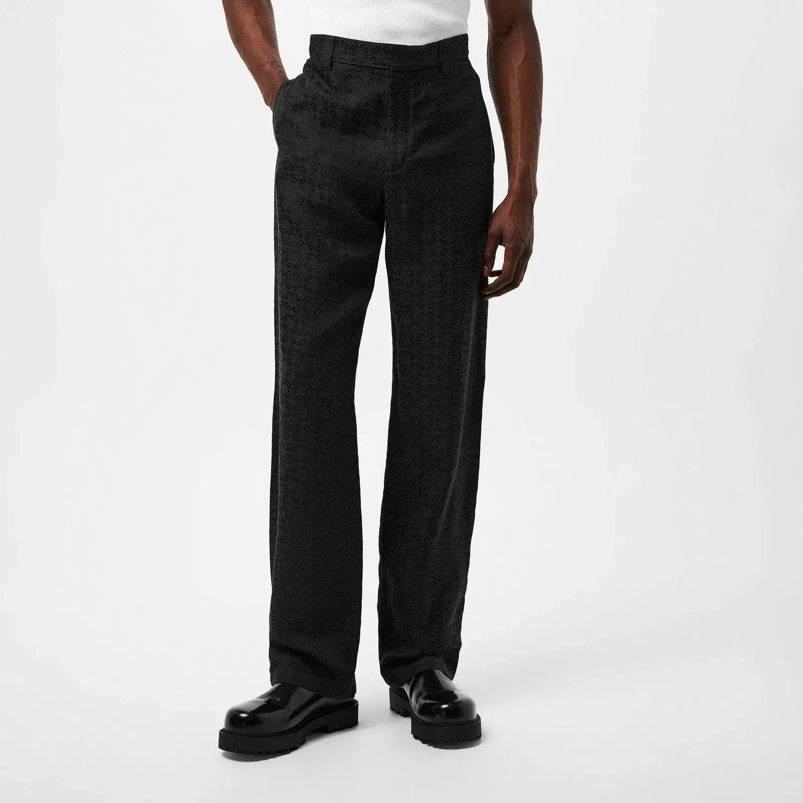 Monogram Jacquard Trousers