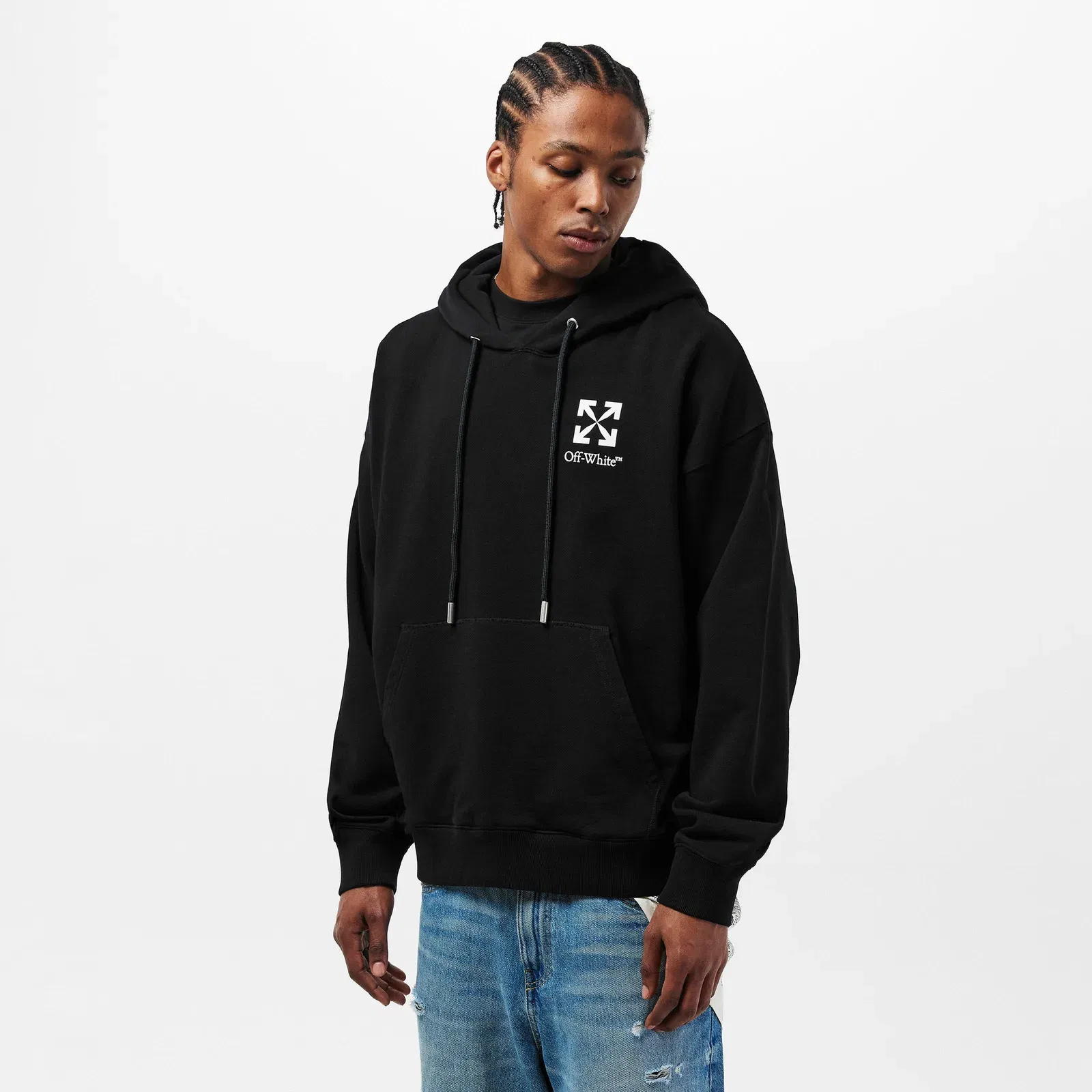 Small Arrow Pull Over Hoodie