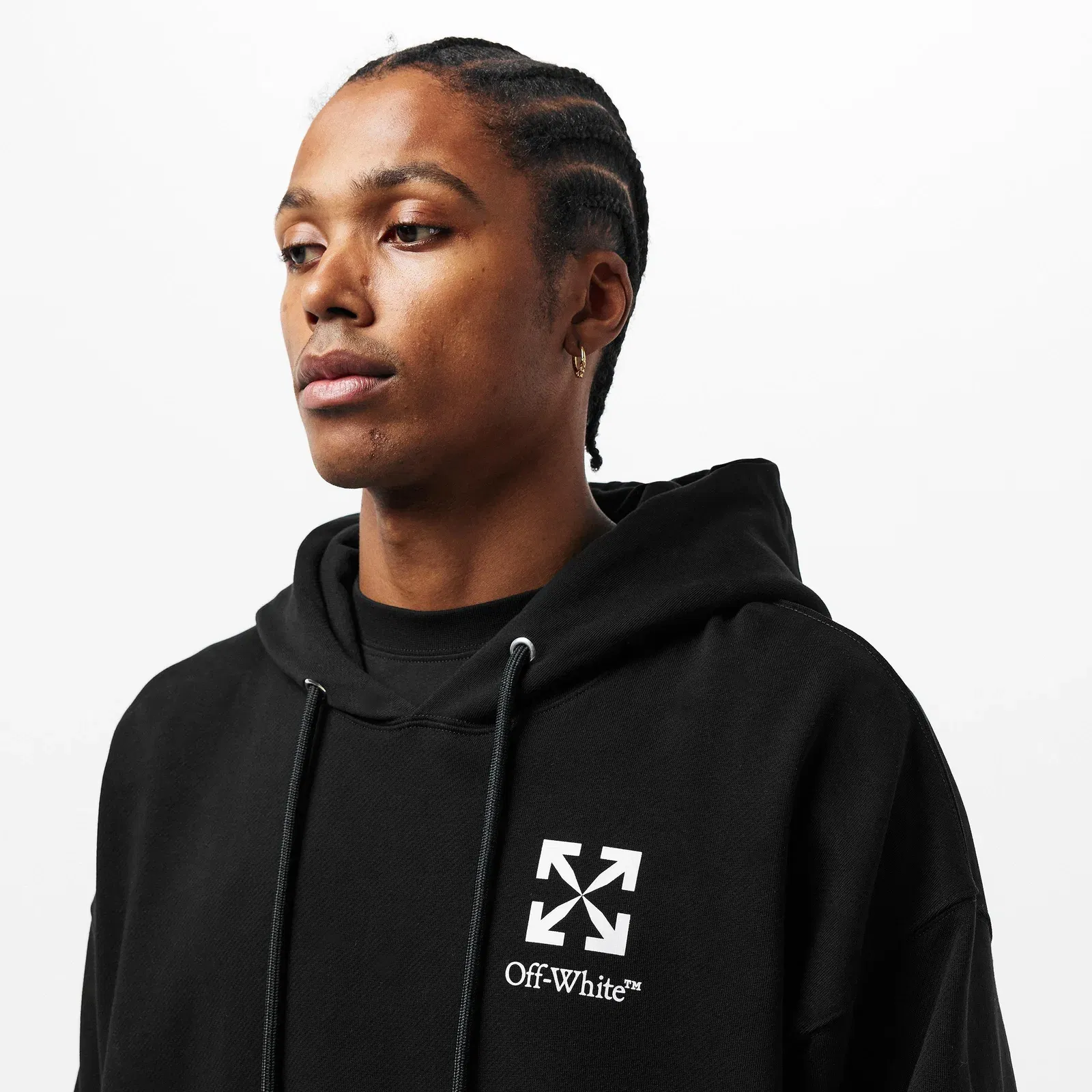 Small Arrow Pull Over Hoodie