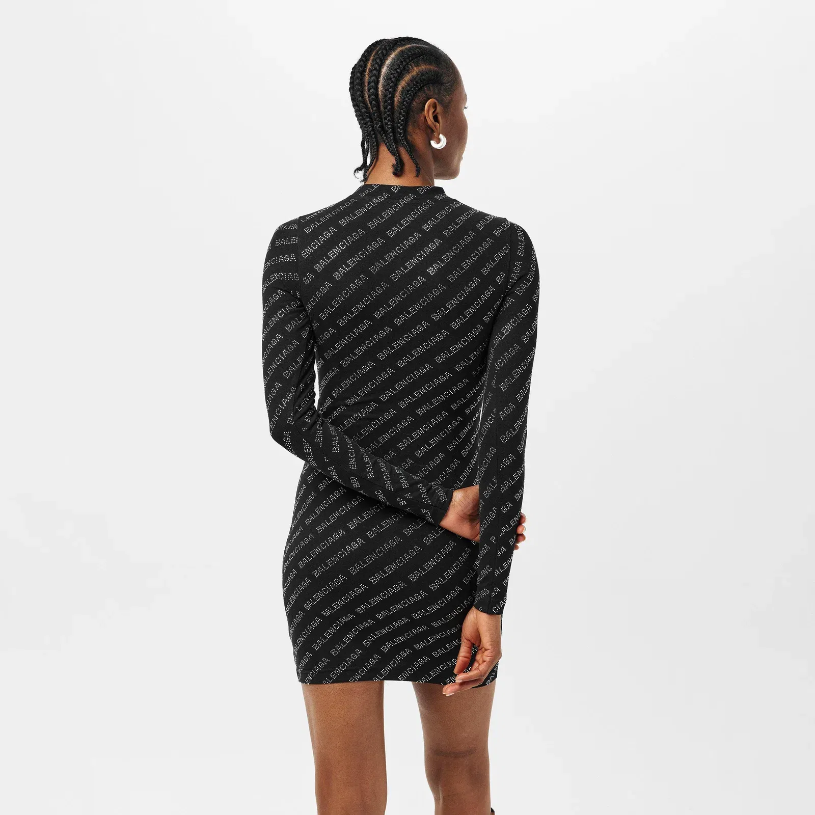 All-Over Logo Mini Dress
