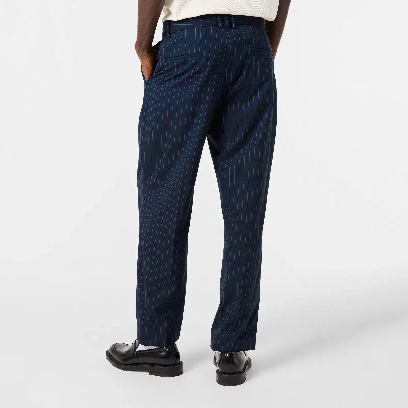 Tailored Fit Straight Leg Trousers