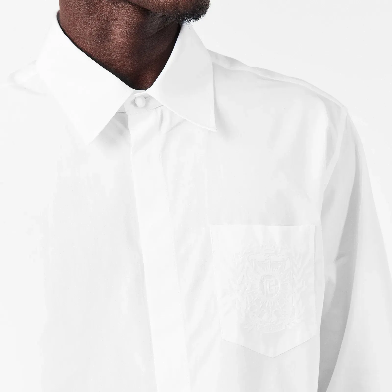 Emblam Long Sleeve Plain Shirt