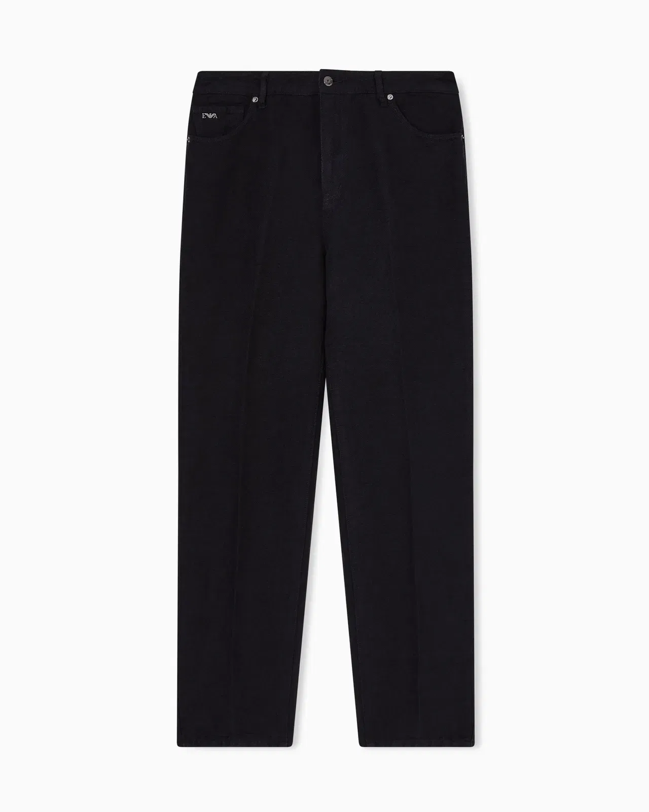 Emporio Armani Denim Capsule Collection J22 regular-fit hemp-blend bull jeans