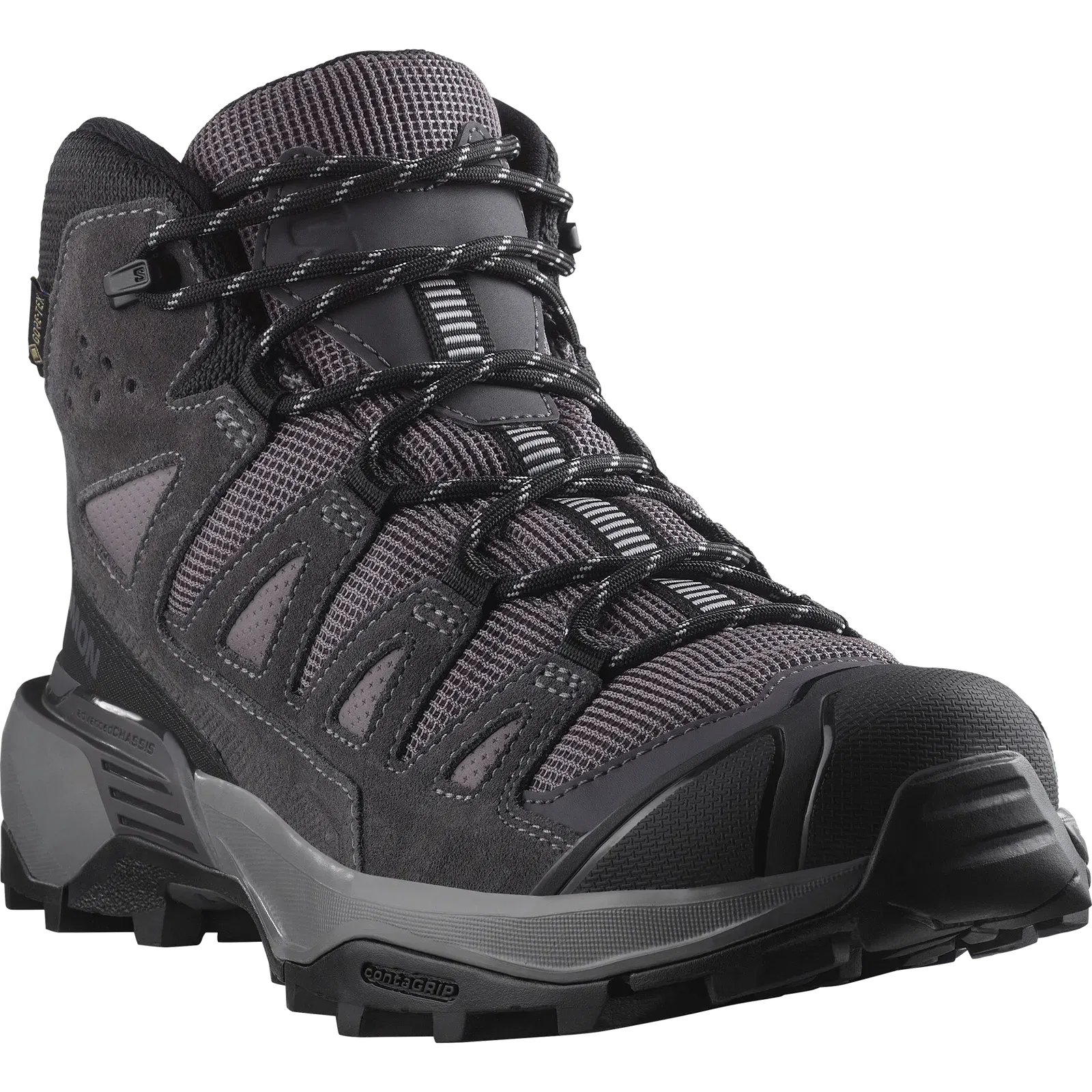 Salomon X Ultra 360 Leather Mid Gore-Tex Hiking & Backpacking Shoes Womens Shark