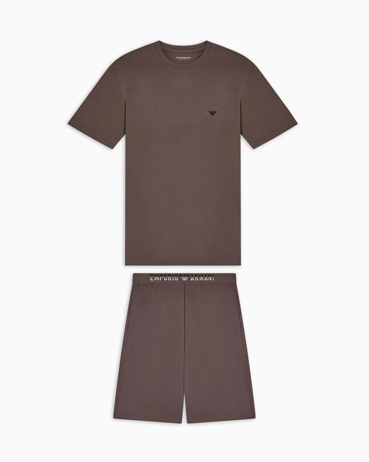 Emporio Armani Soft modal Bermuda short pyjamas