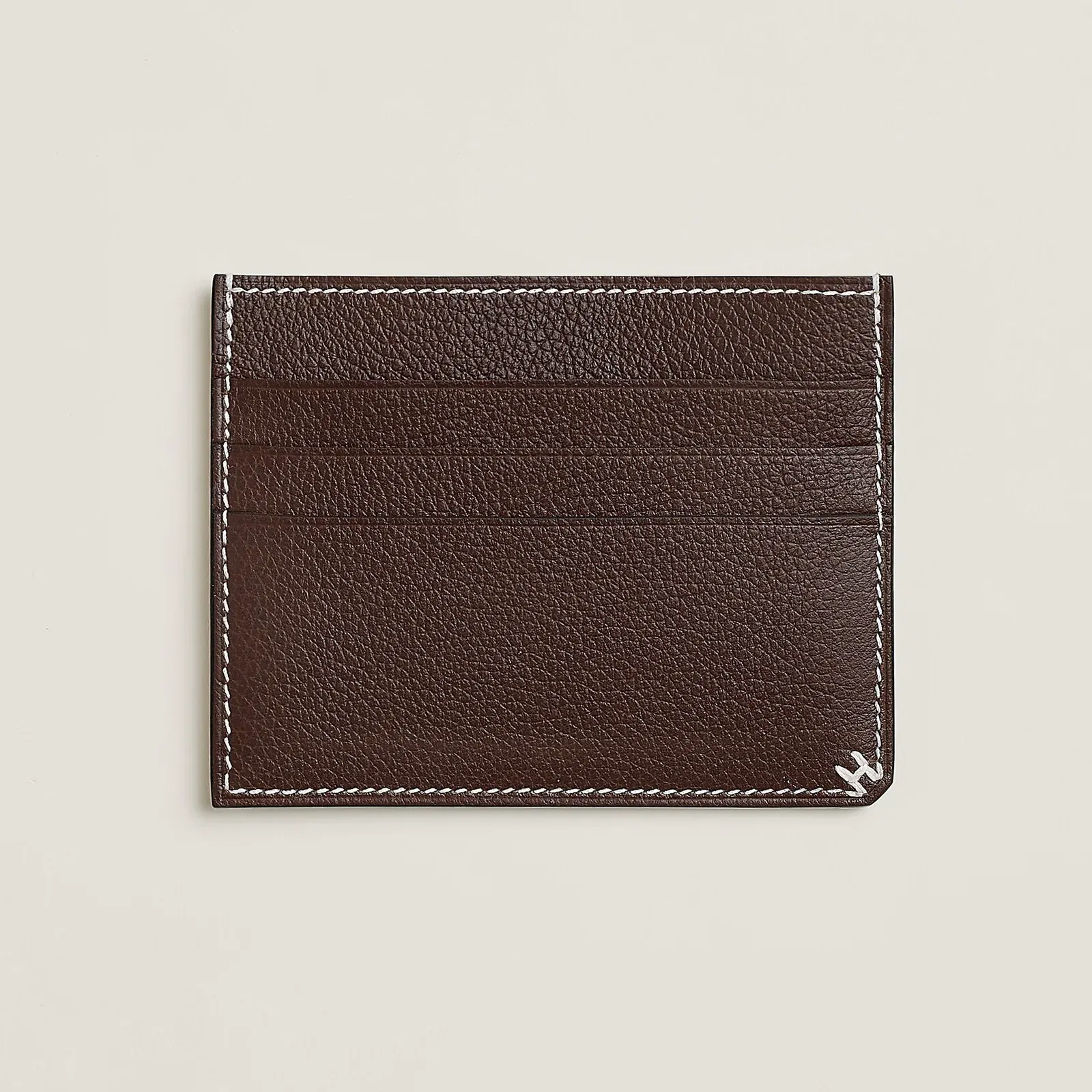 Hermes H Sellier Card Holder Noir