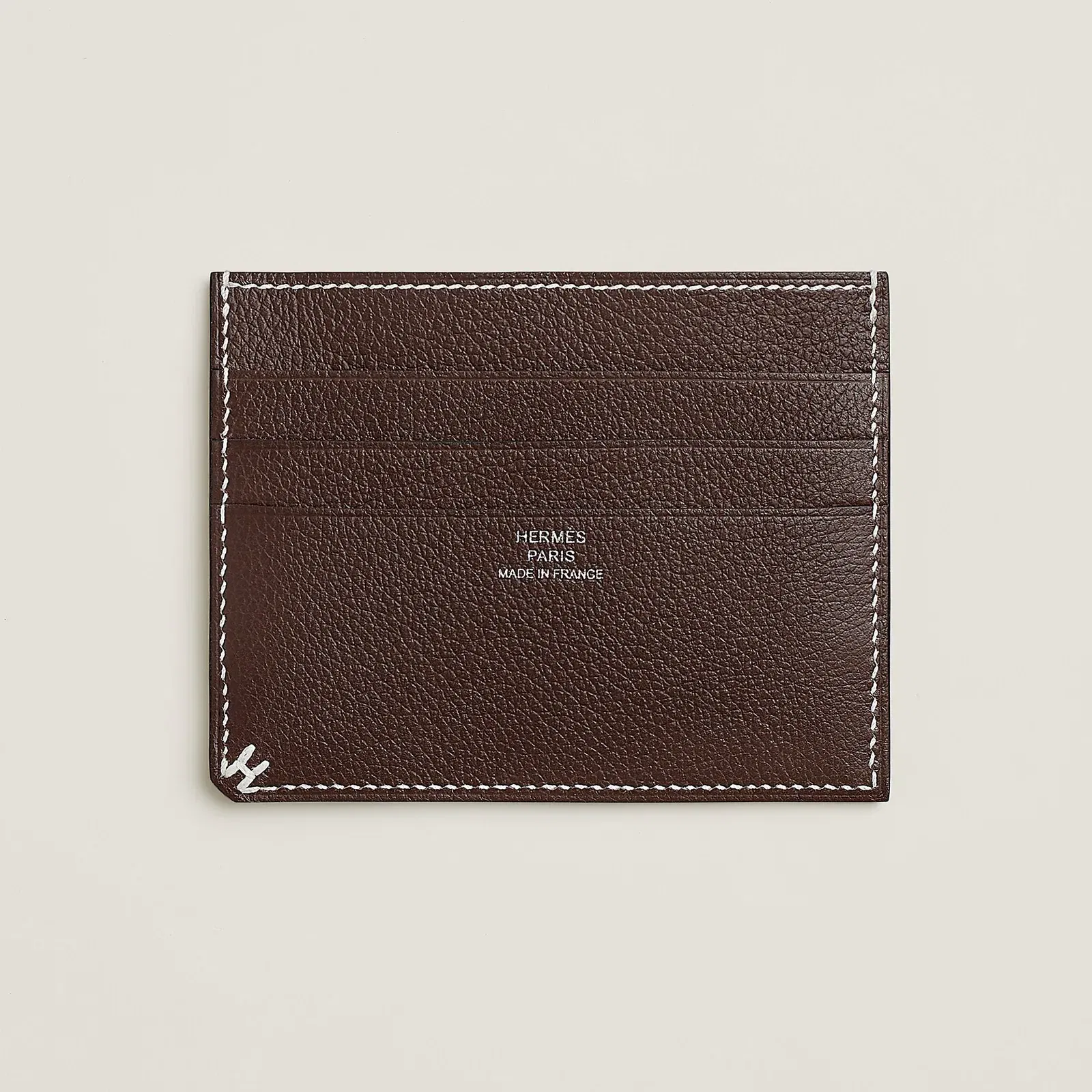 Hermes H Sellier Card Holder Noir