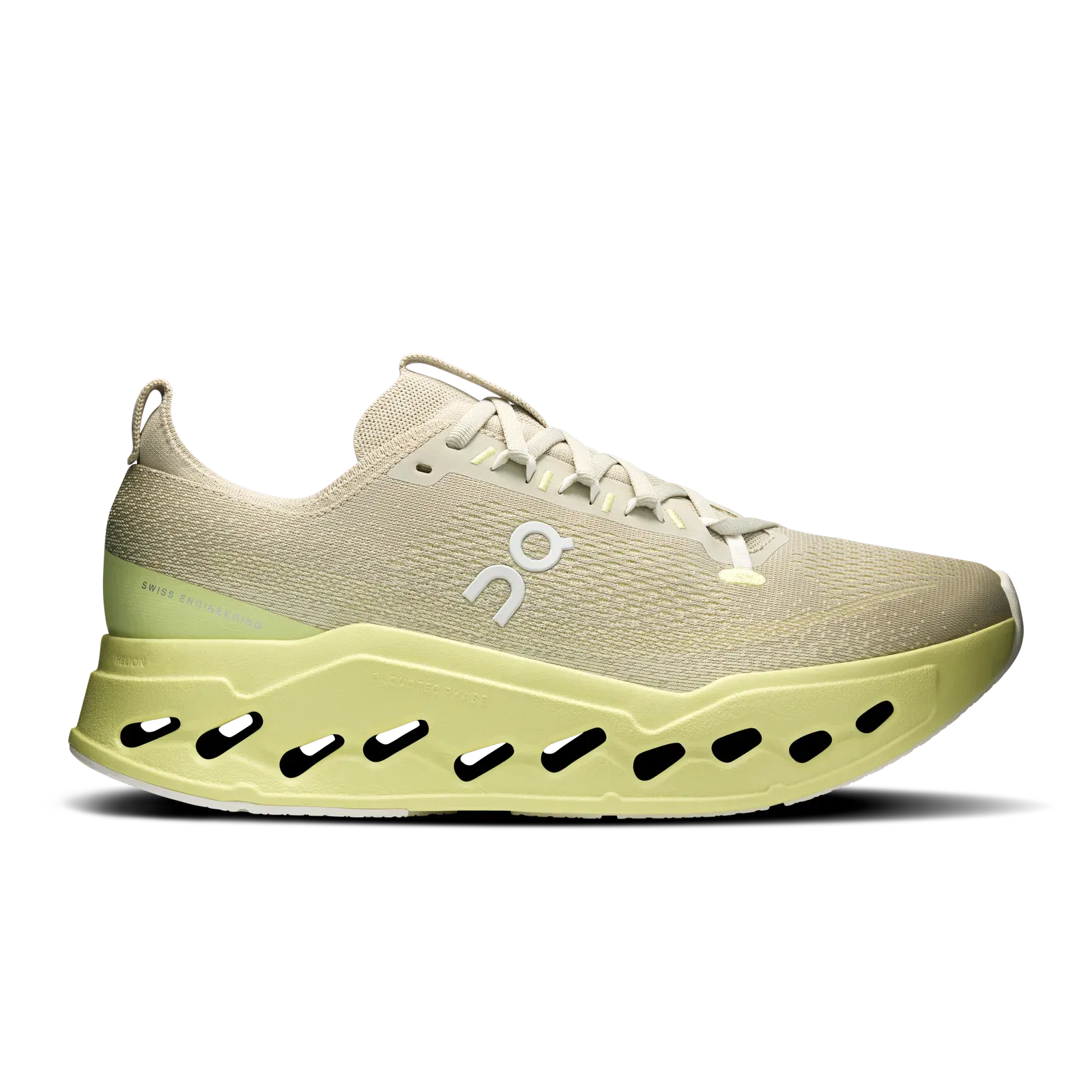 On Cloudsurfer Max Pelican Limelight