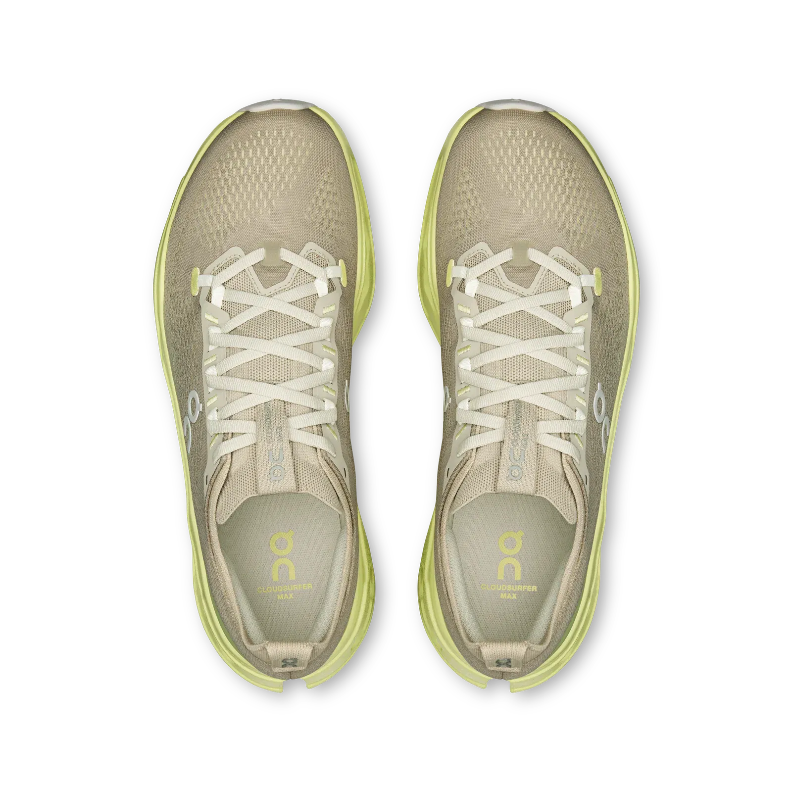 On Cloudsurfer Max Pelican Limelight