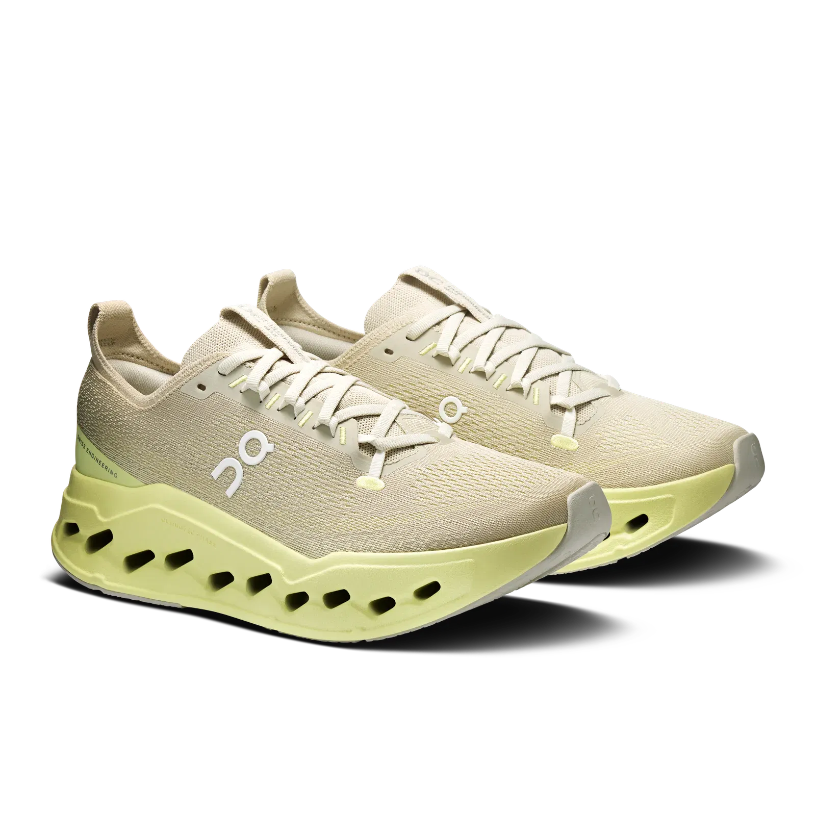 On Cloudsurfer Max Pelican Limelight