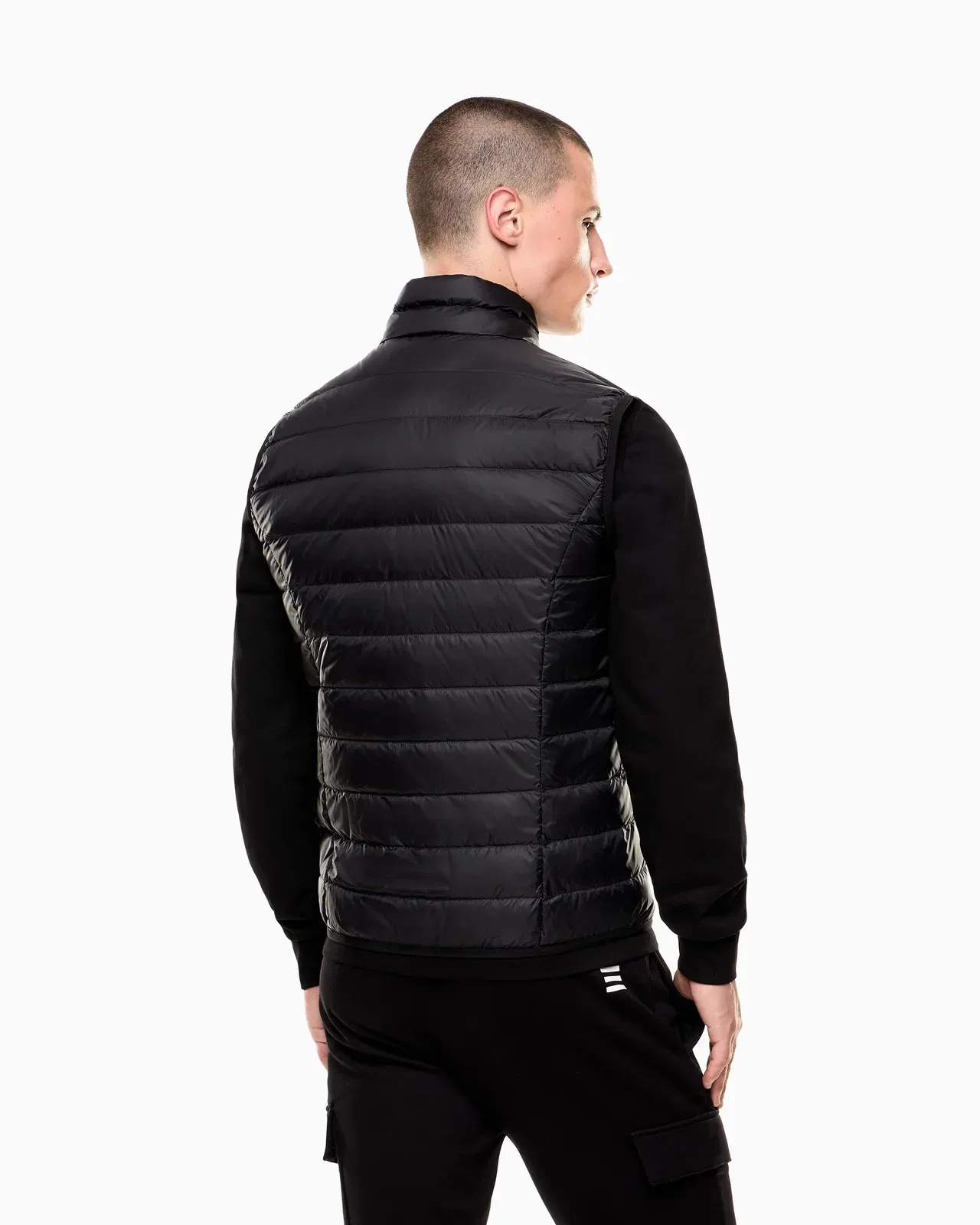 EA7 Packable gilet with zip and down padding Core Identity