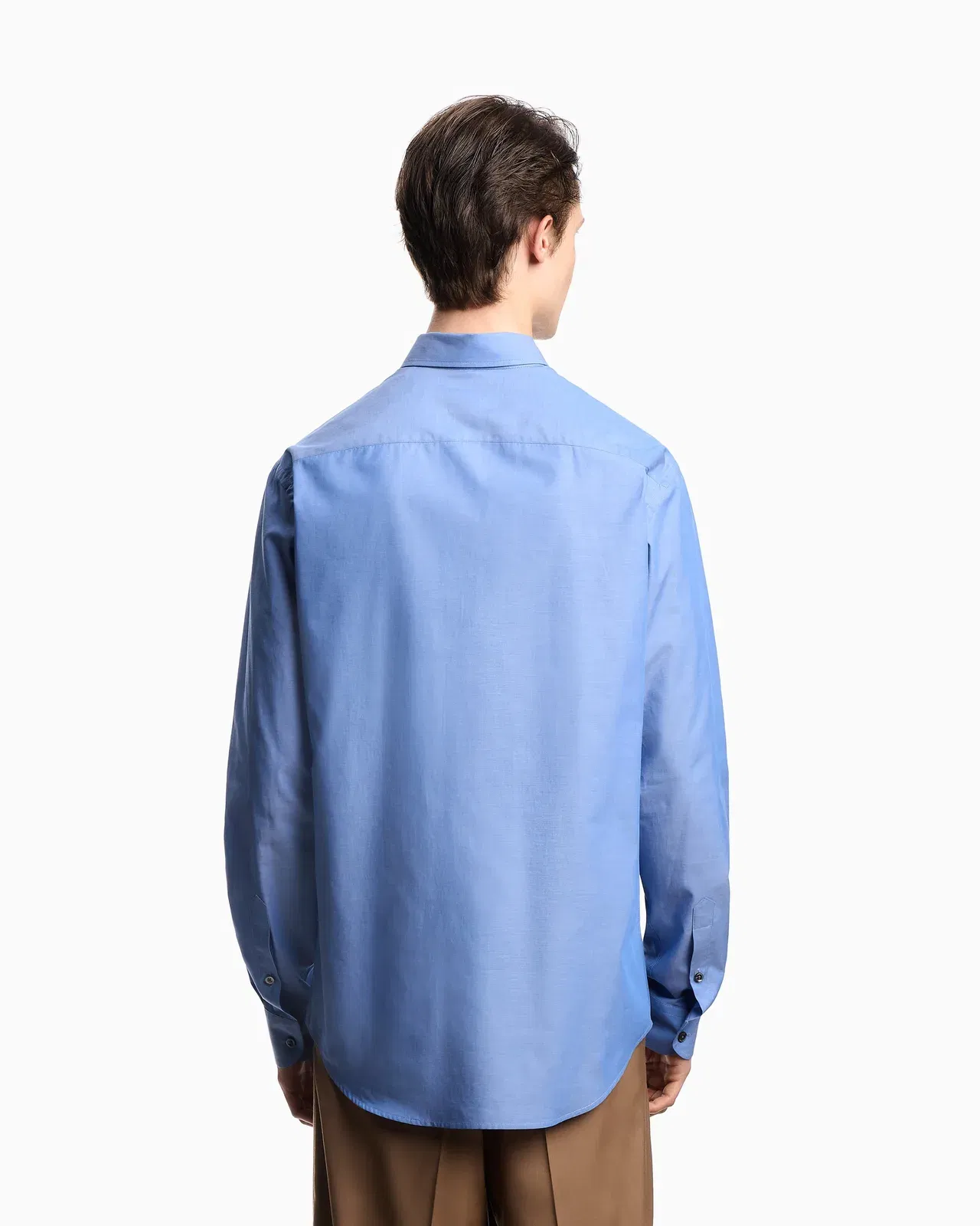 Emporio Armani Cotton chambray shirt