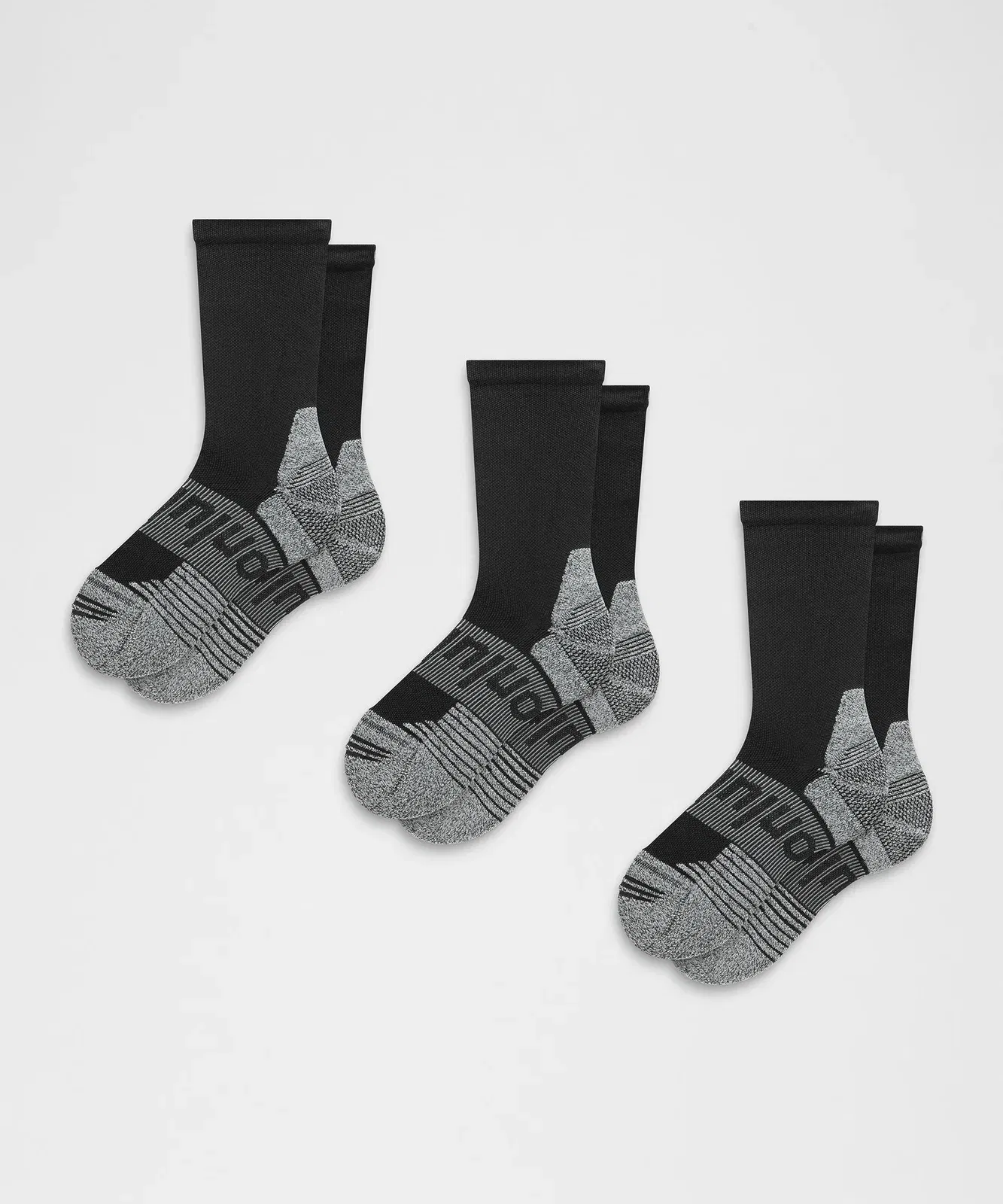 Lululemon Unisex Power Stride Cushion Crew Socks *3 Pack