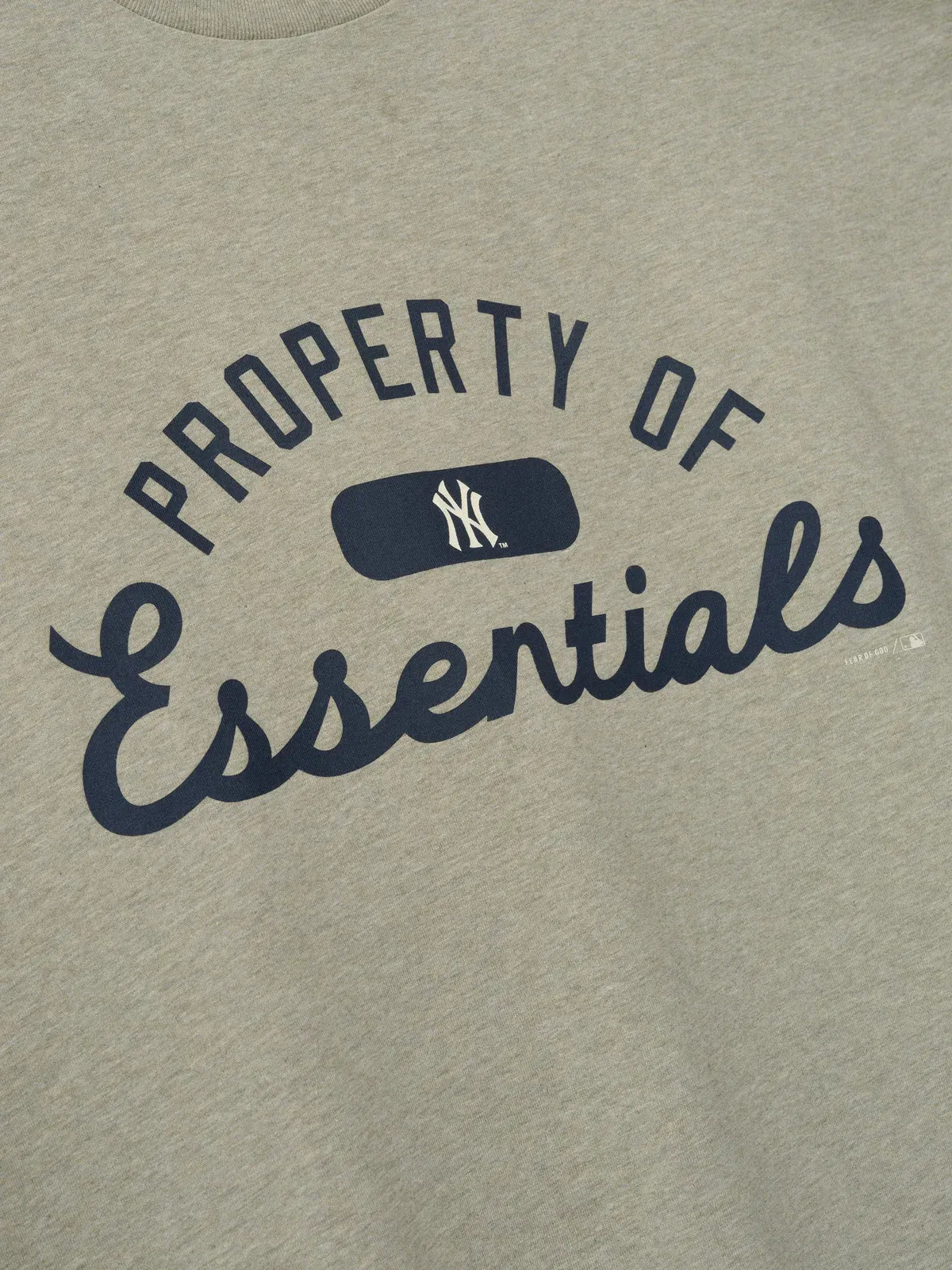 Essentials Yankees Merch T-Shirt Seal Heather