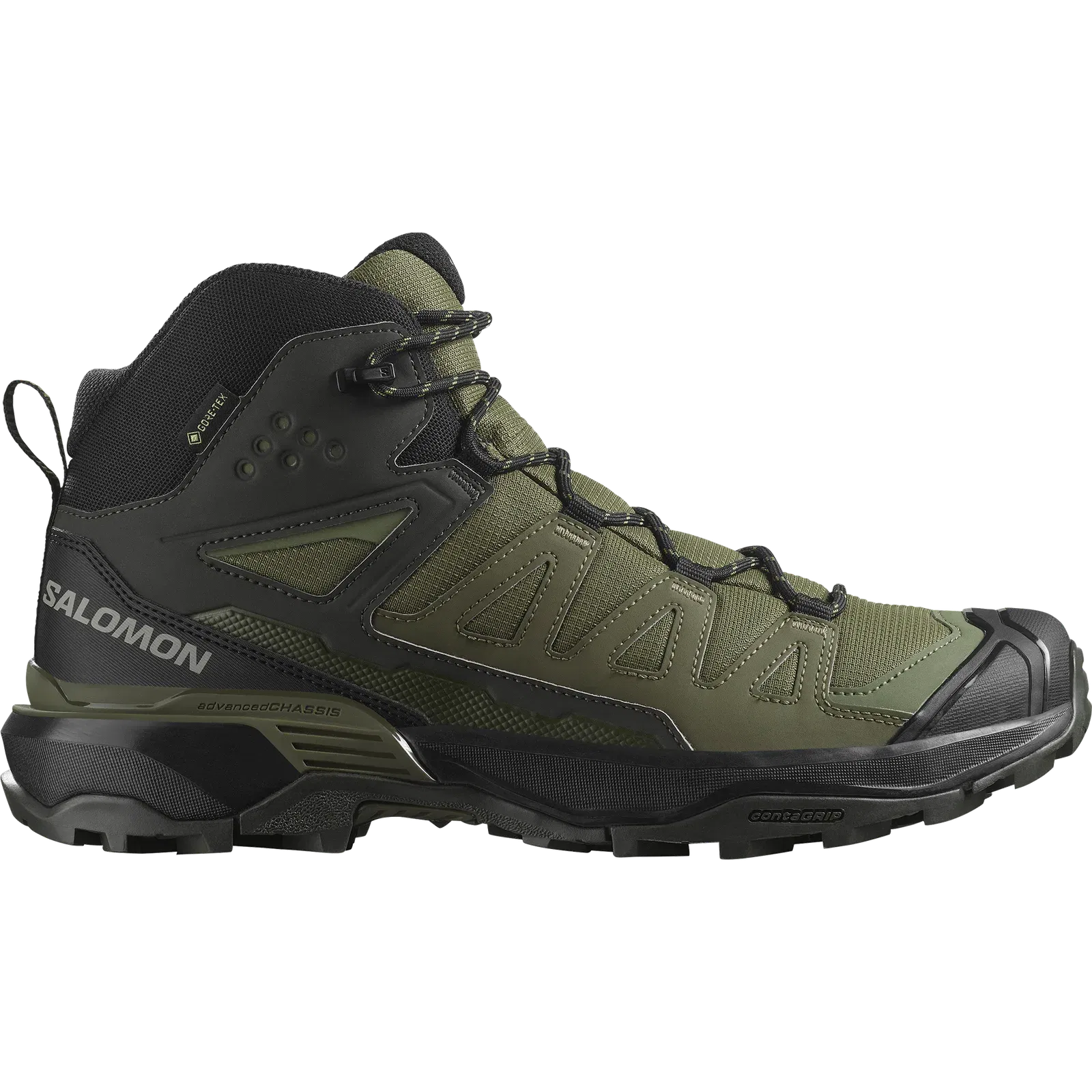 Salomon X Ultra 360 Mid Gore-Tex Hiking & Backpacking Shoes Olive Night