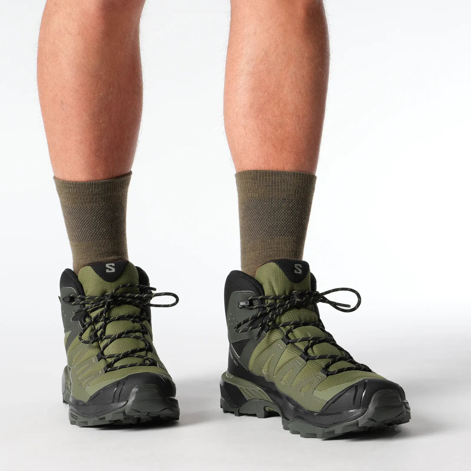Salomon X Ultra 360 Mid Gore-Tex Hiking & Backpacking Shoes Olive Night
