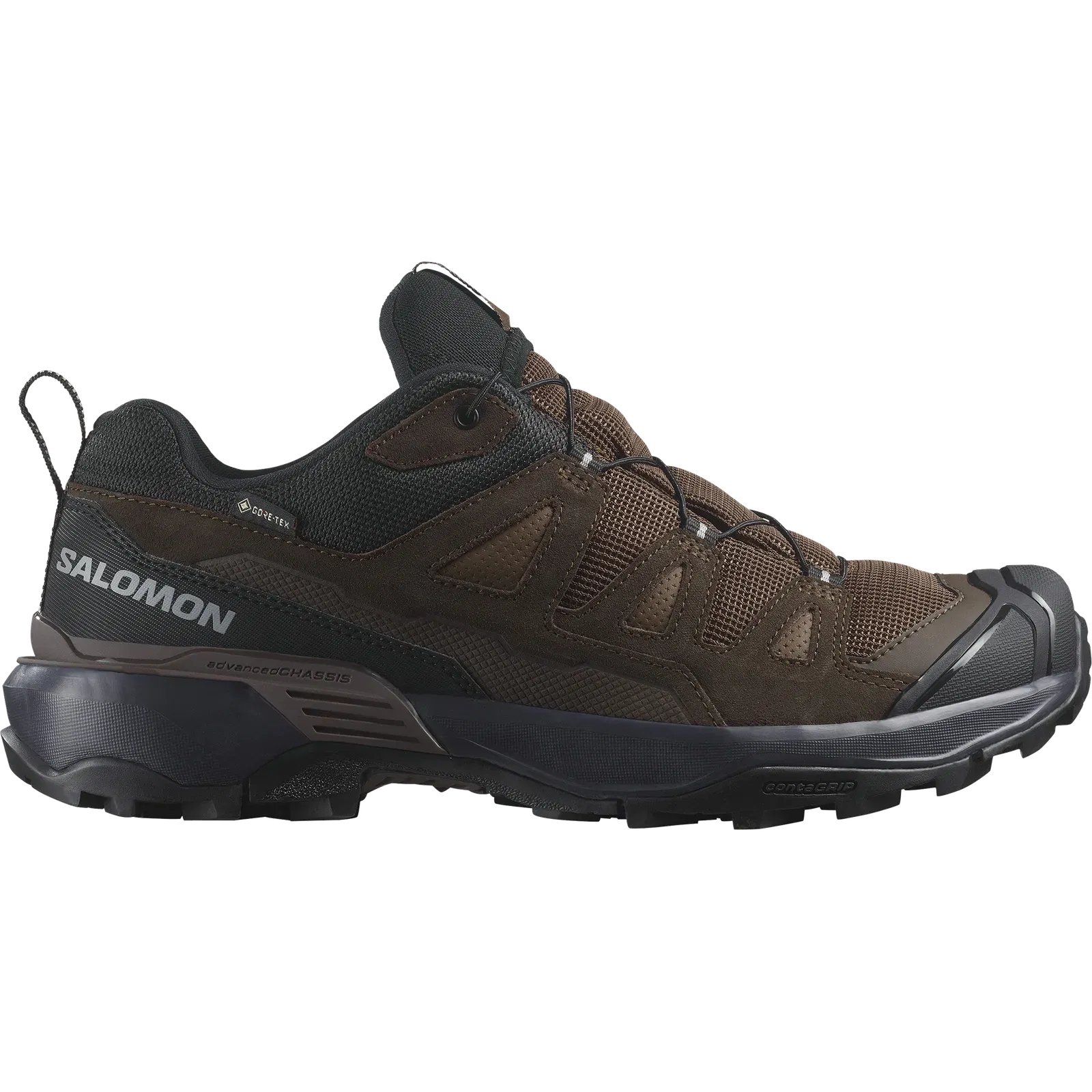 Salomon X Ultra 360 Leather Gore-Tex Hiking & Backpacking Shoes Dark Earth