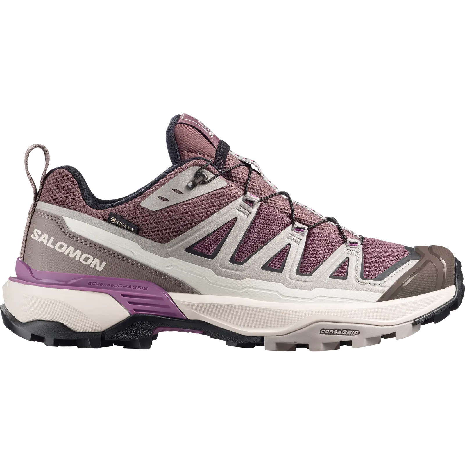 Salomon X Ultra 360 Edge Gore-Tex Hiking & Backpacking Shoes Womens Huckleberry
