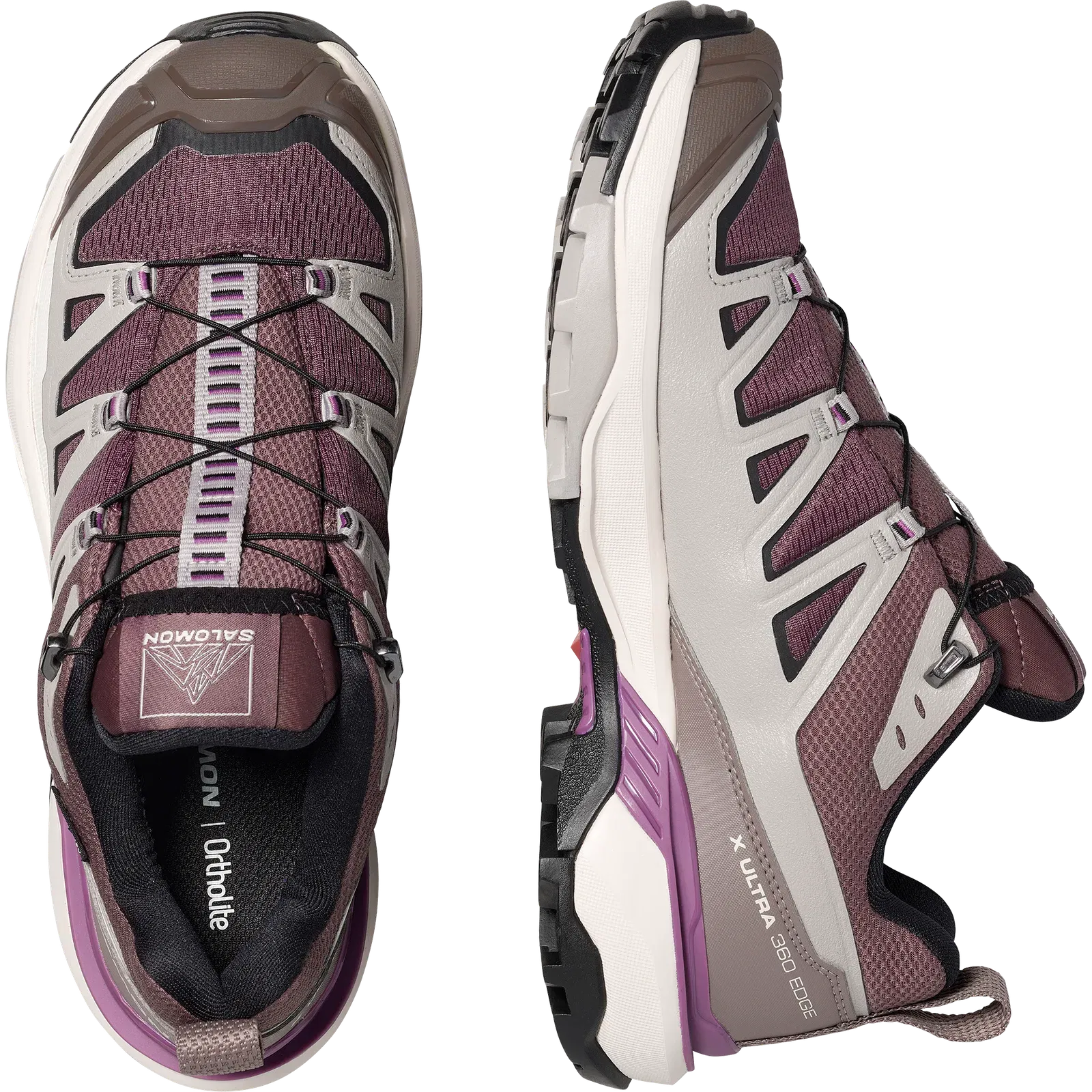 Salomon X Ultra 360 Edge Gore-Tex Hiking & Backpacking Shoes Womens Huckleberry