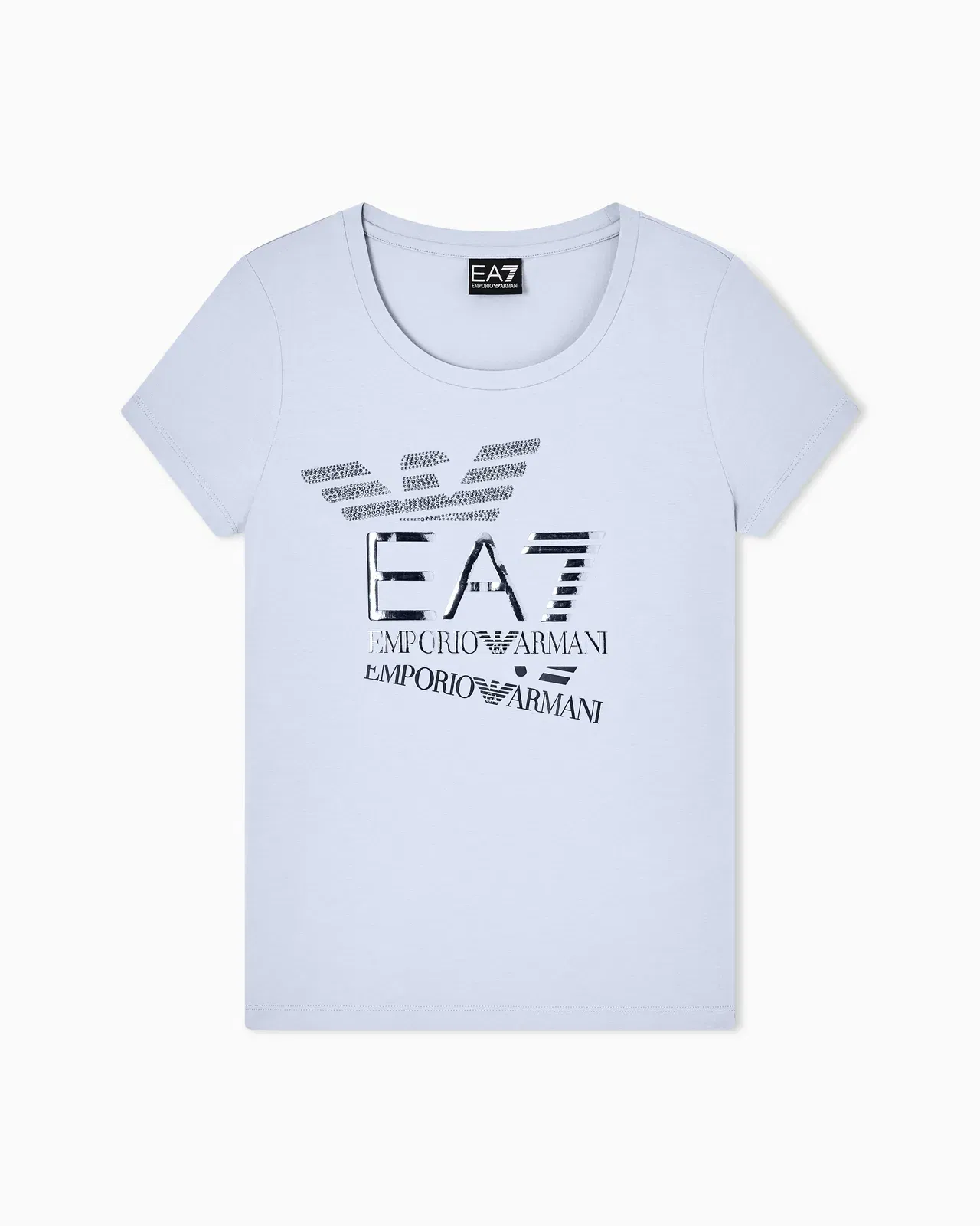 EA7 T-shirt "Logo Series" slim fit short sleeve cotton jersey