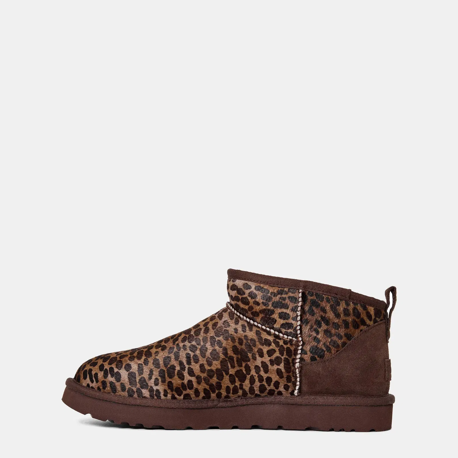 Ultra Mini Leopard Print Snug Boots