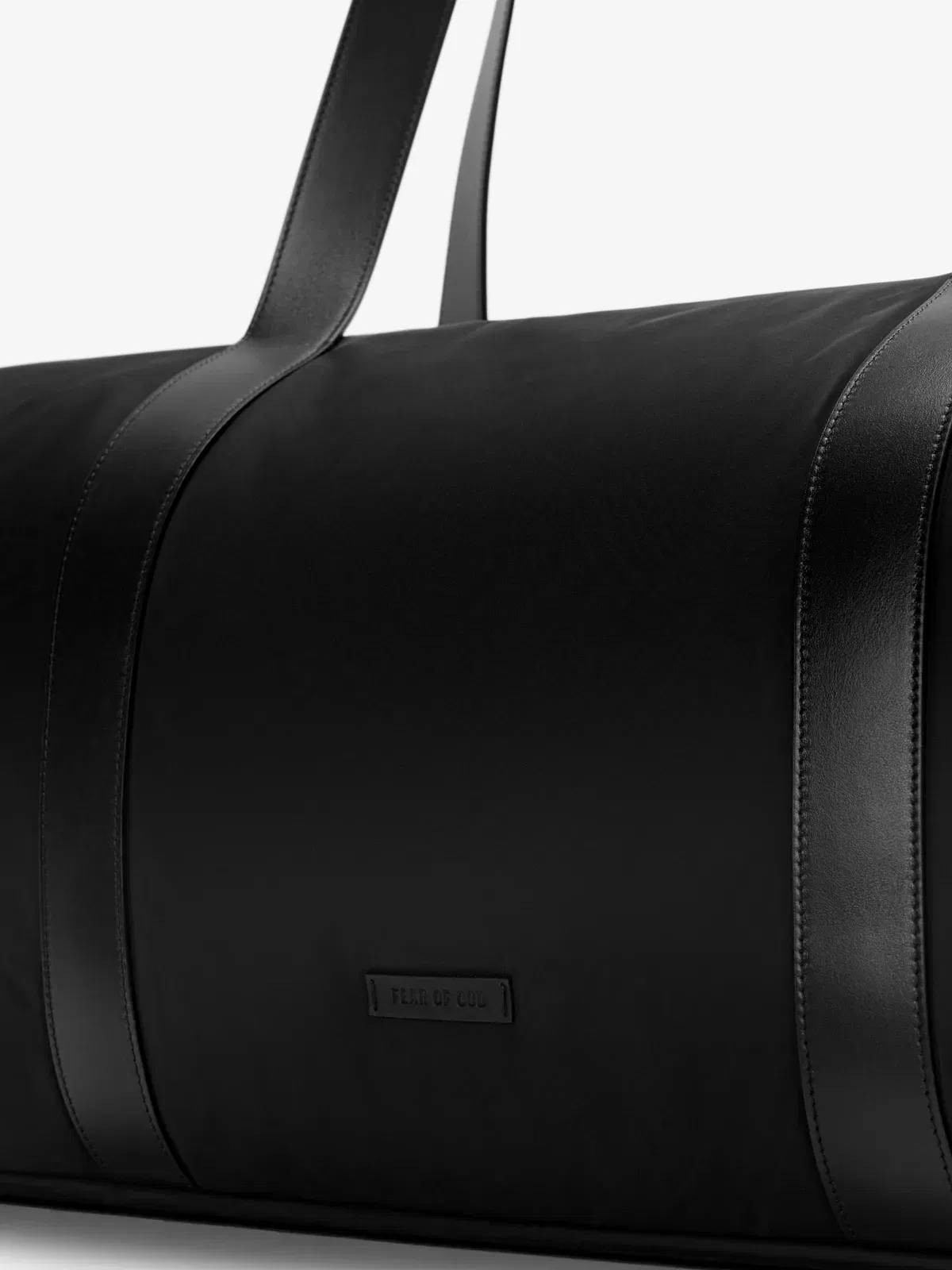 Essentials Nylon Belted Duffle Black