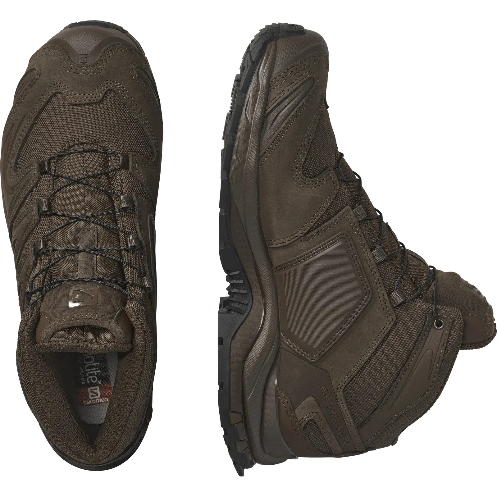 Salomon Xa Forces Mid En Forces Shoes Earth Brown
